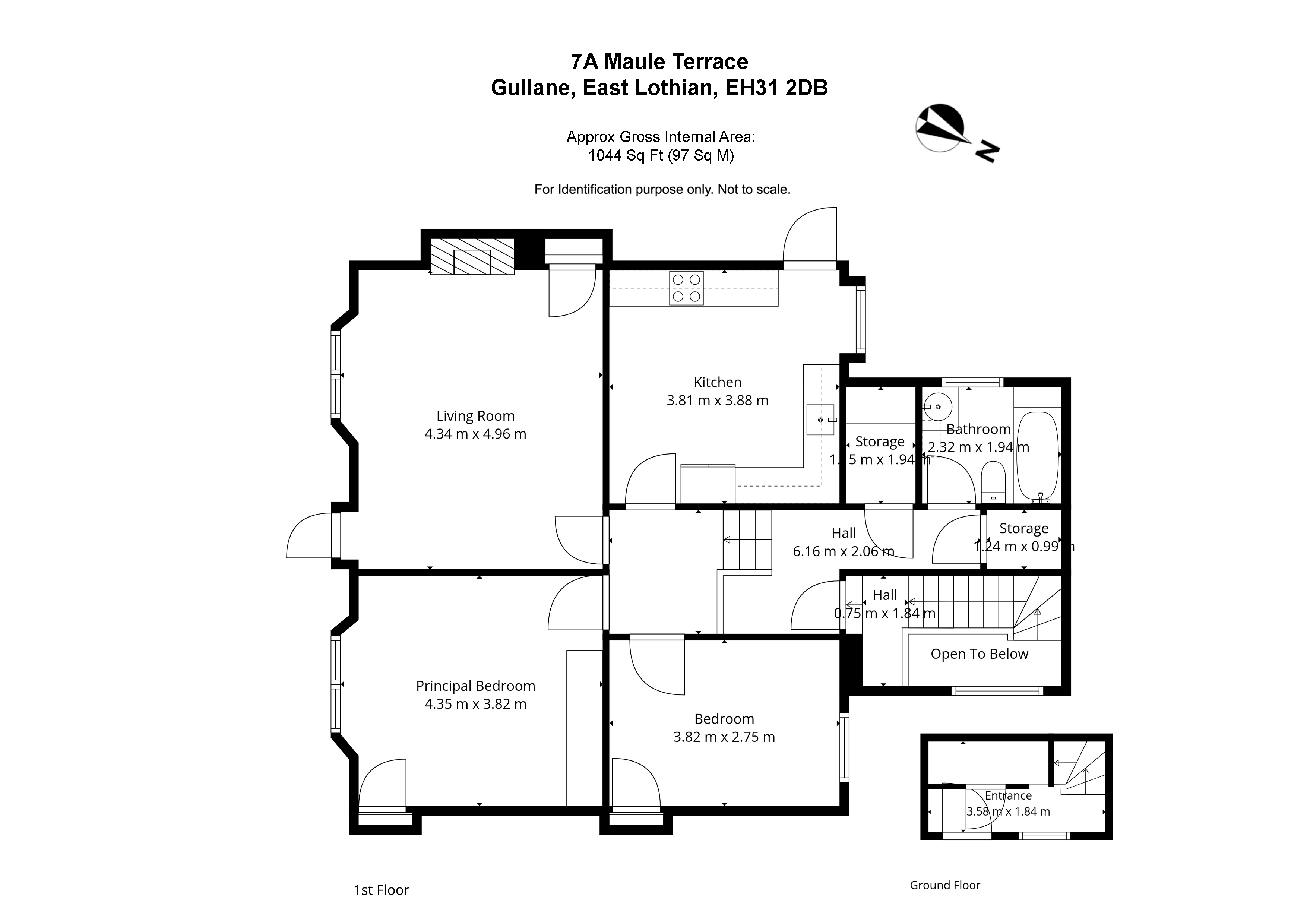 7A, Maule Terrace, East Lothian floorplan