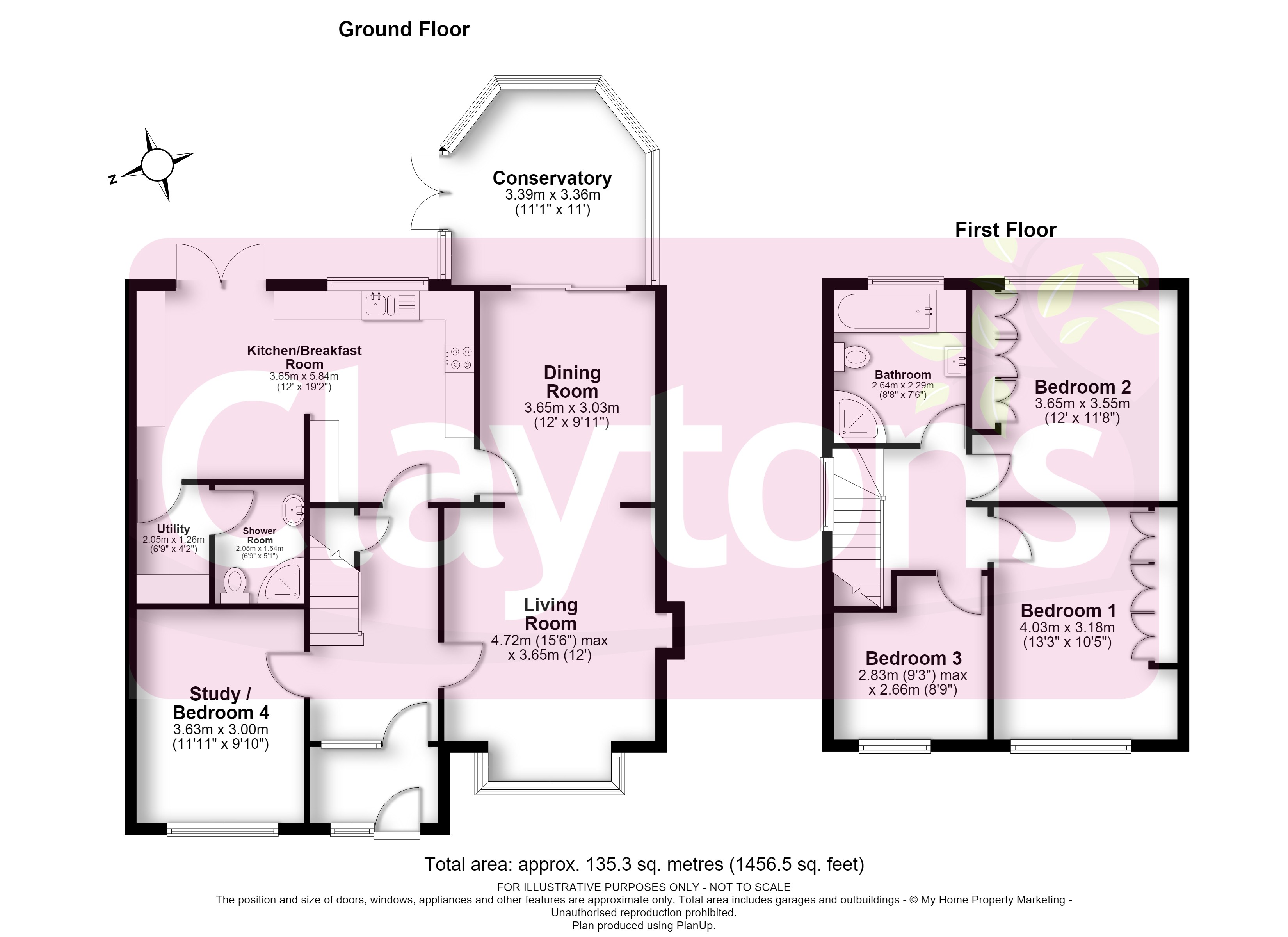 The Foxes, Woodside Road, Watford floorplan