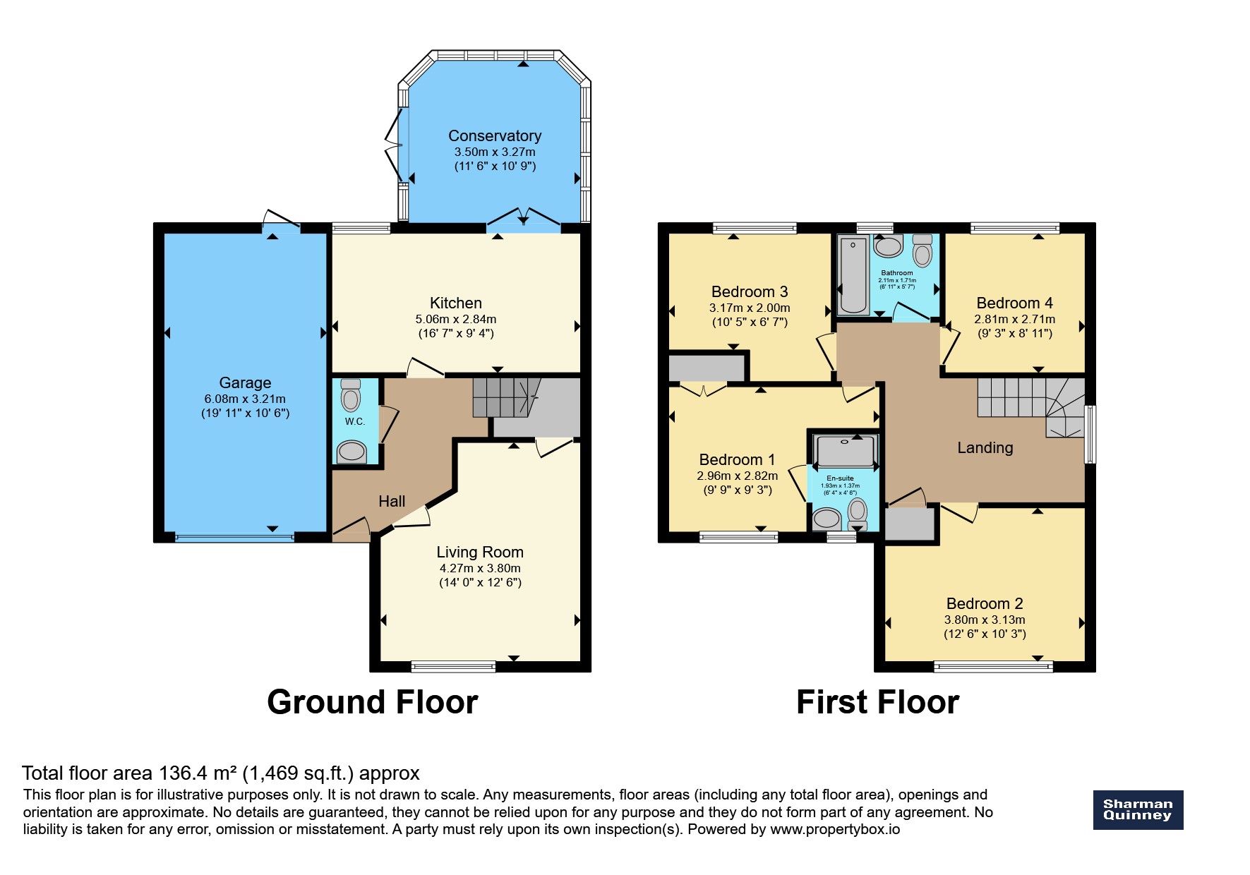 1, Baroness Way, Peterborough floorplan