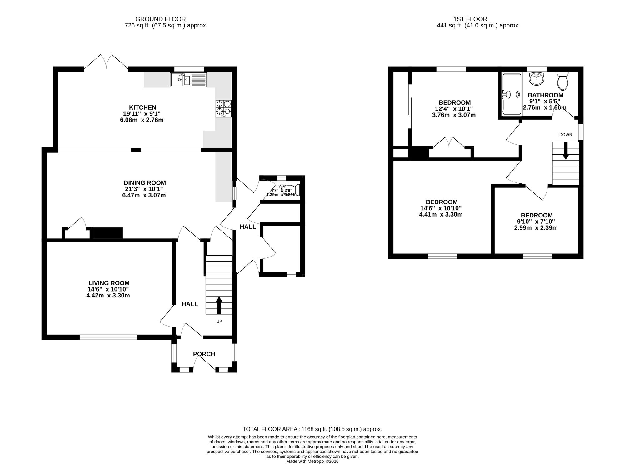 23 Church Crescent, Newport floorplan