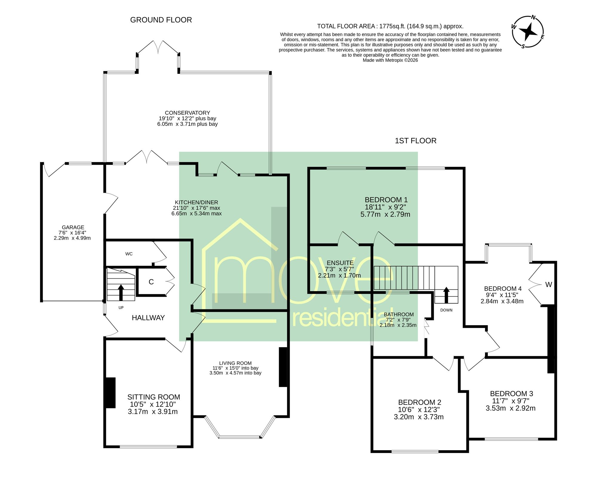 12 Fairacres Road, Wirral floorplan