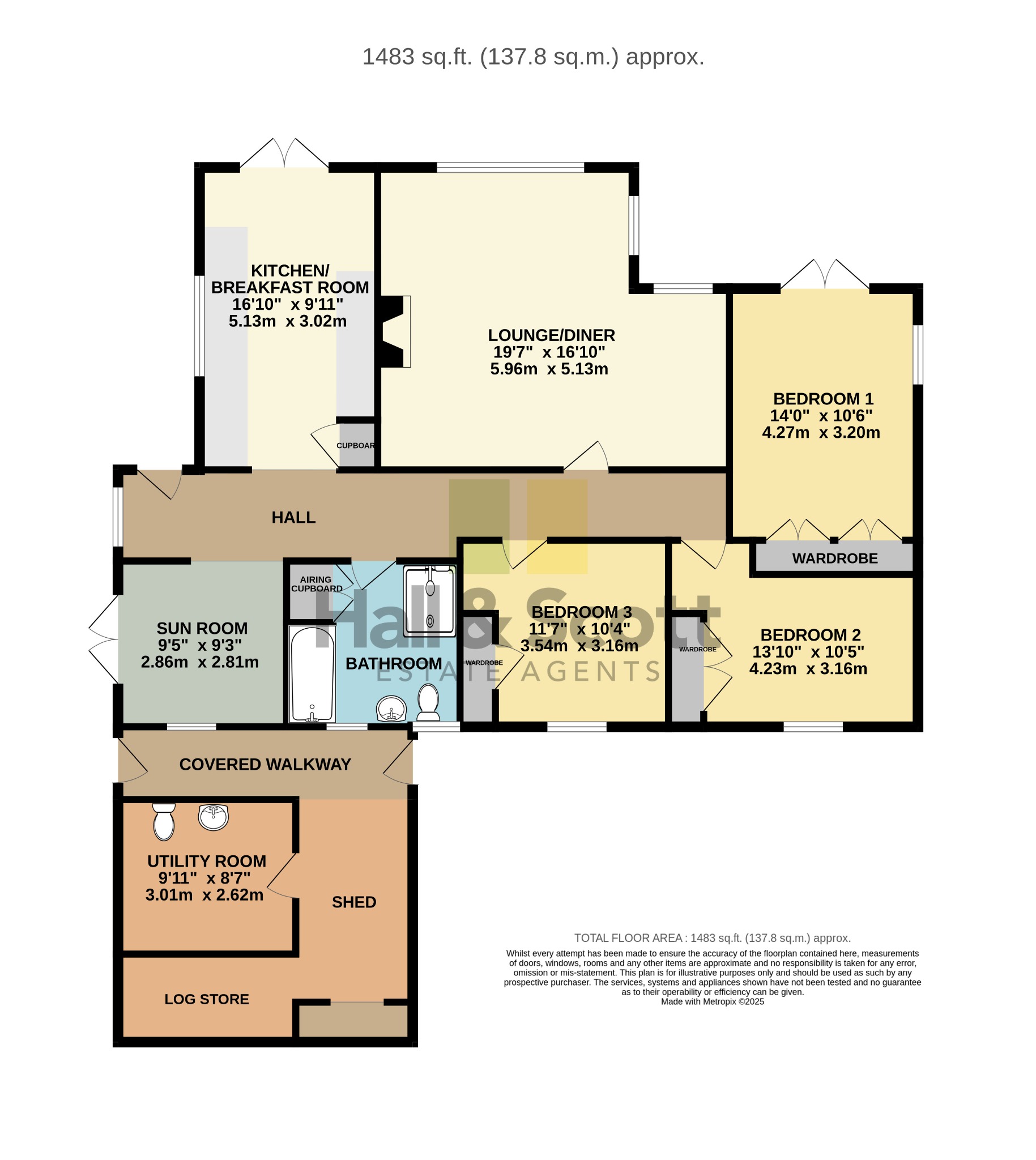 Otter View, Church Lane, Ottery Saint Mary floorplan