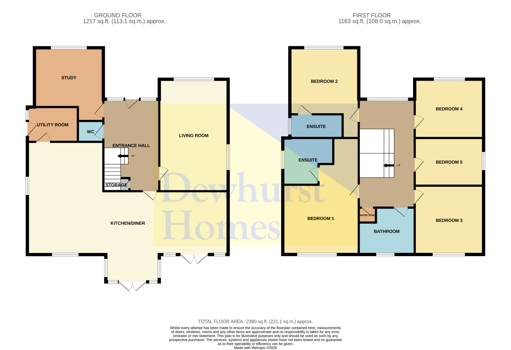 1, Silver Birches, Grimsargh floorplan