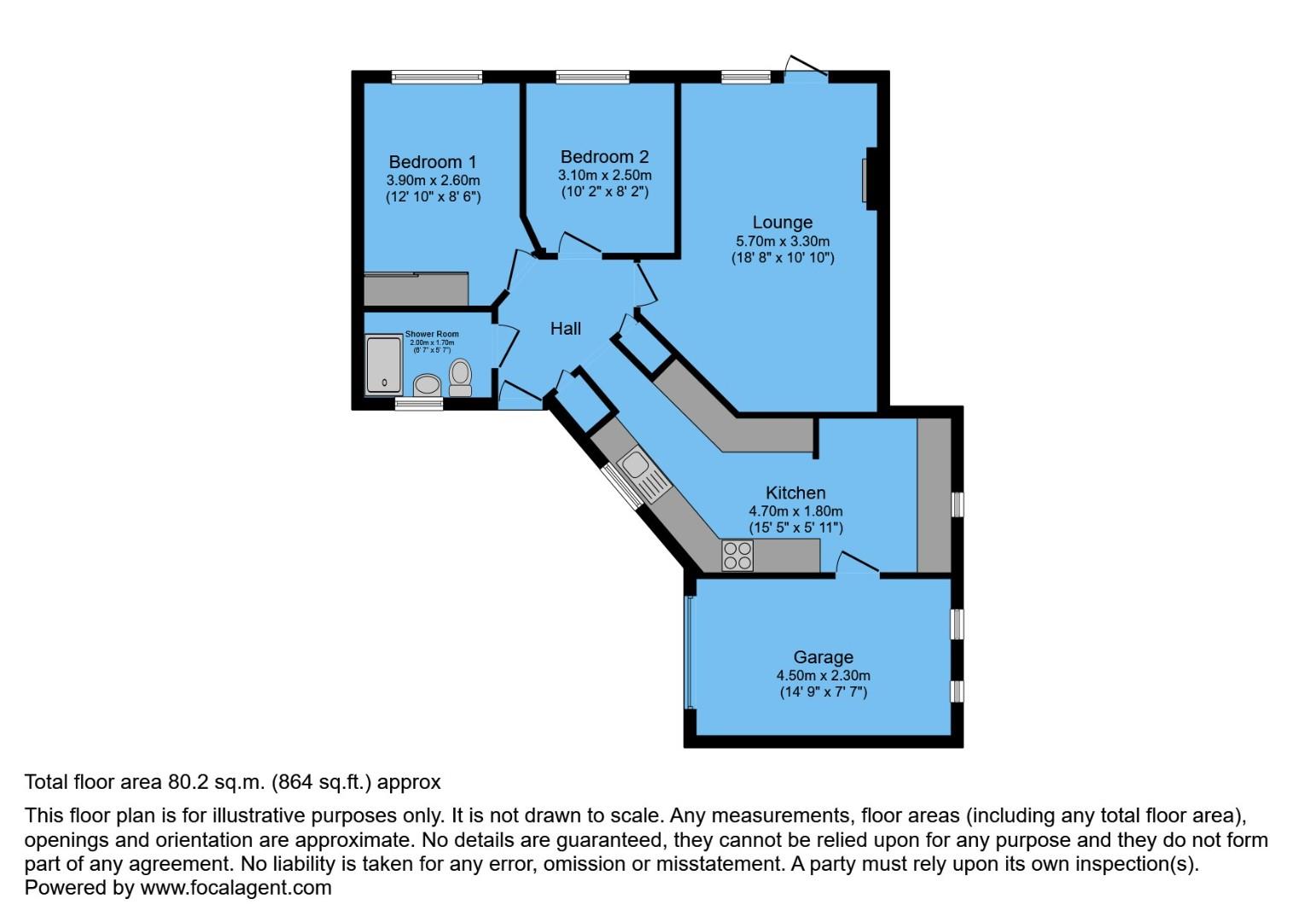 2, The Way, Walton Close, Chesterfield floorplan