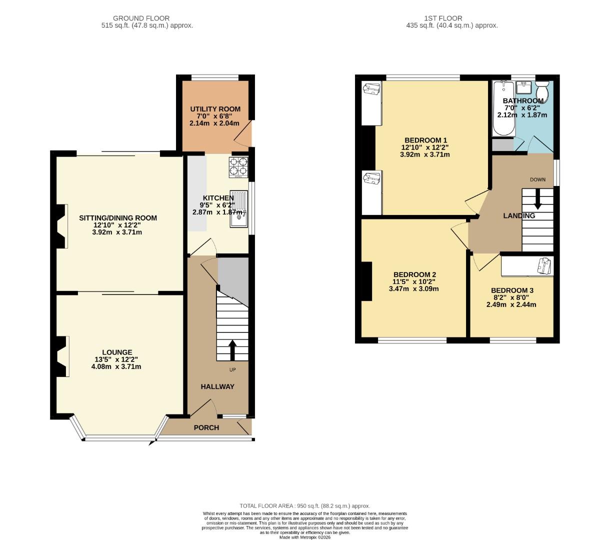 38, Buckingham Road, Chorlton floorplan