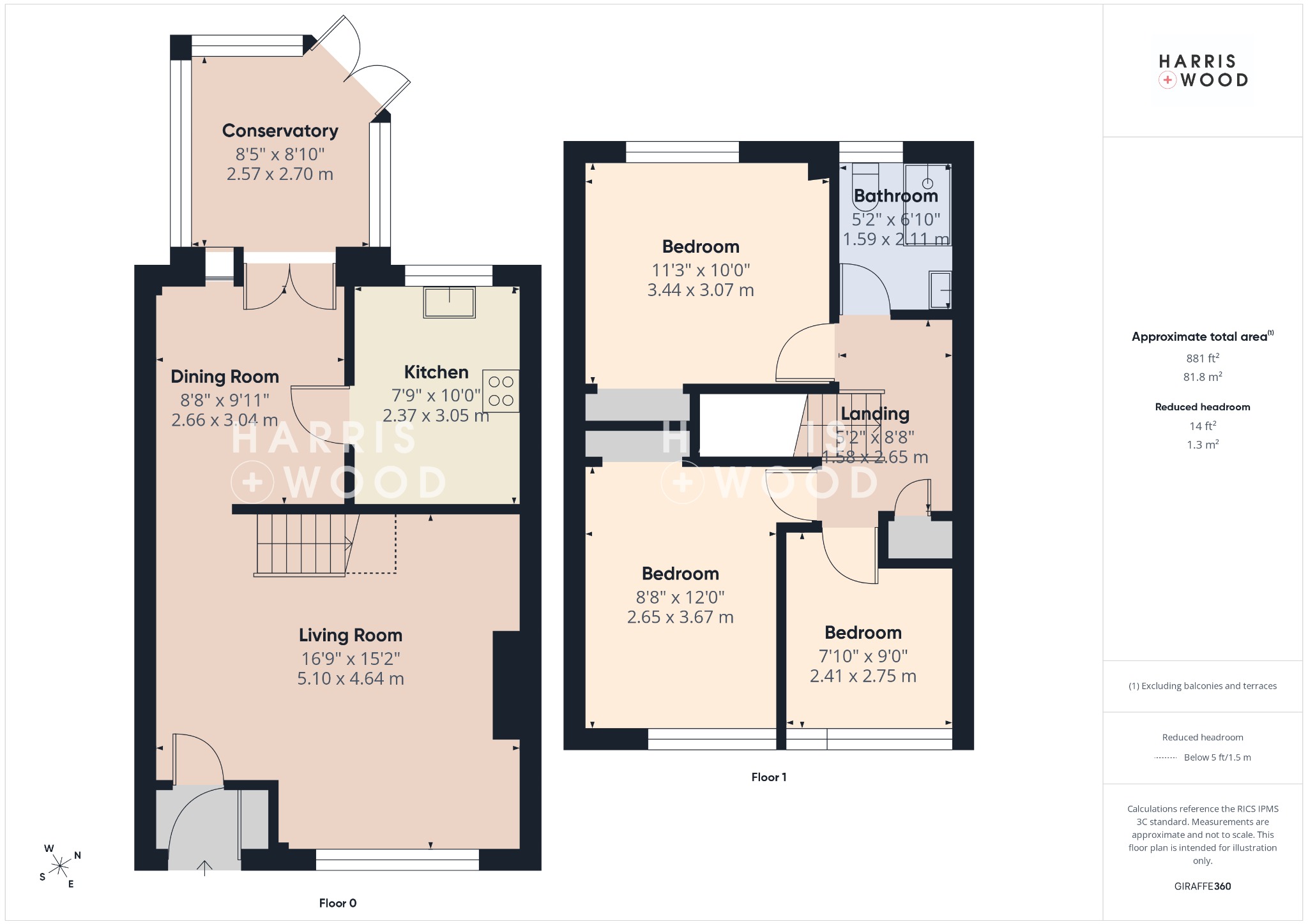 16, Fullers Close, Colchester floorplan
