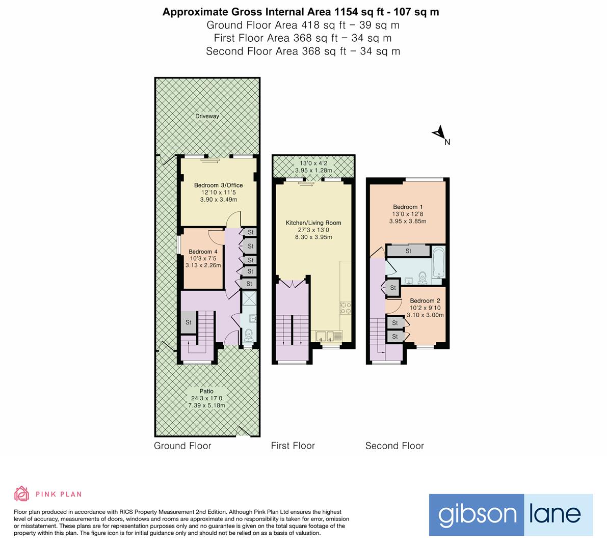4 Watermans Close, Lower Ham Road, Kingston Upon Thames floorplan