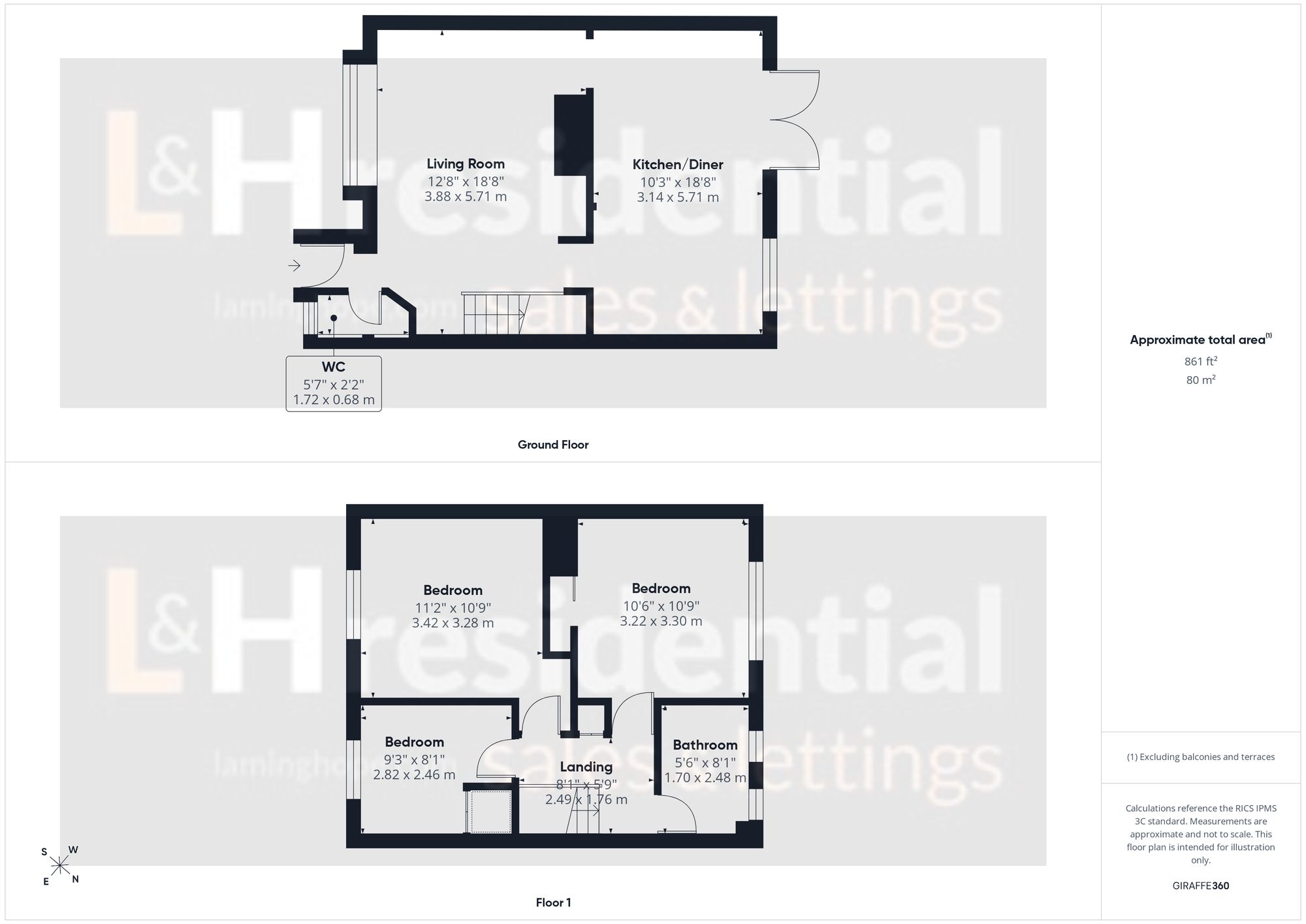 28 Milton Drive, Borehamwood floorplan