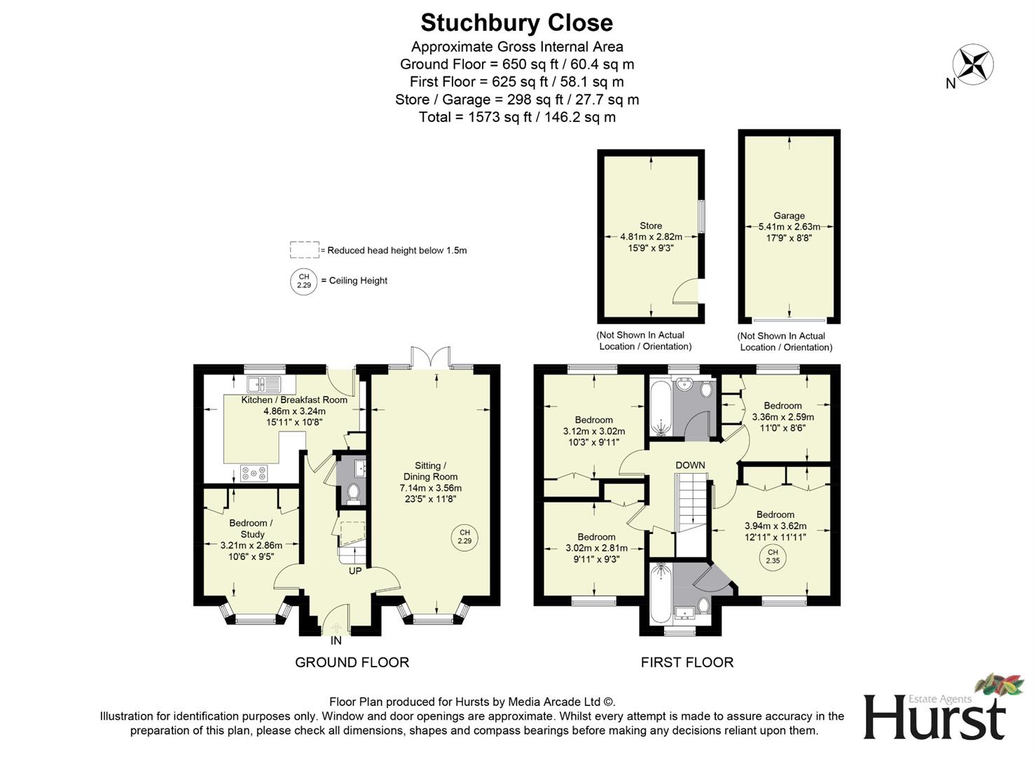 15, Stuchbury Close, Aylesbury floorplan