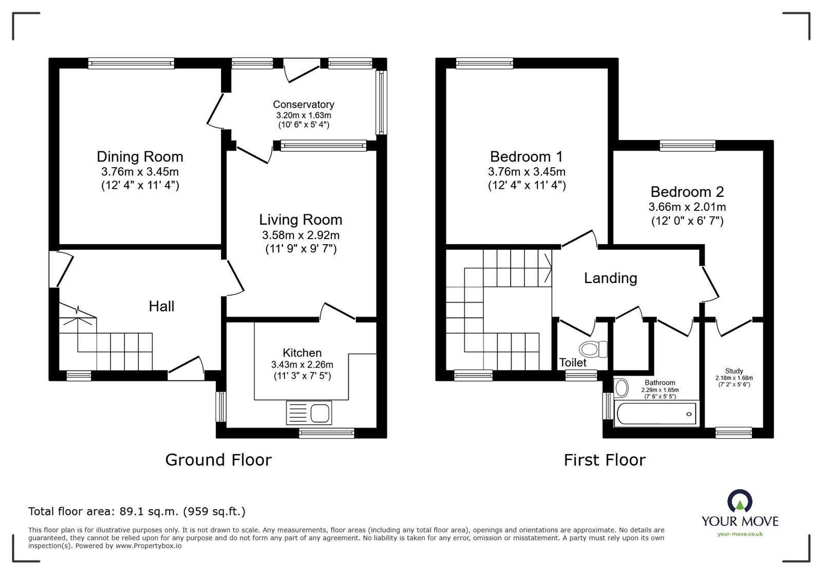 25, Milltown Close, Manchester floorplan