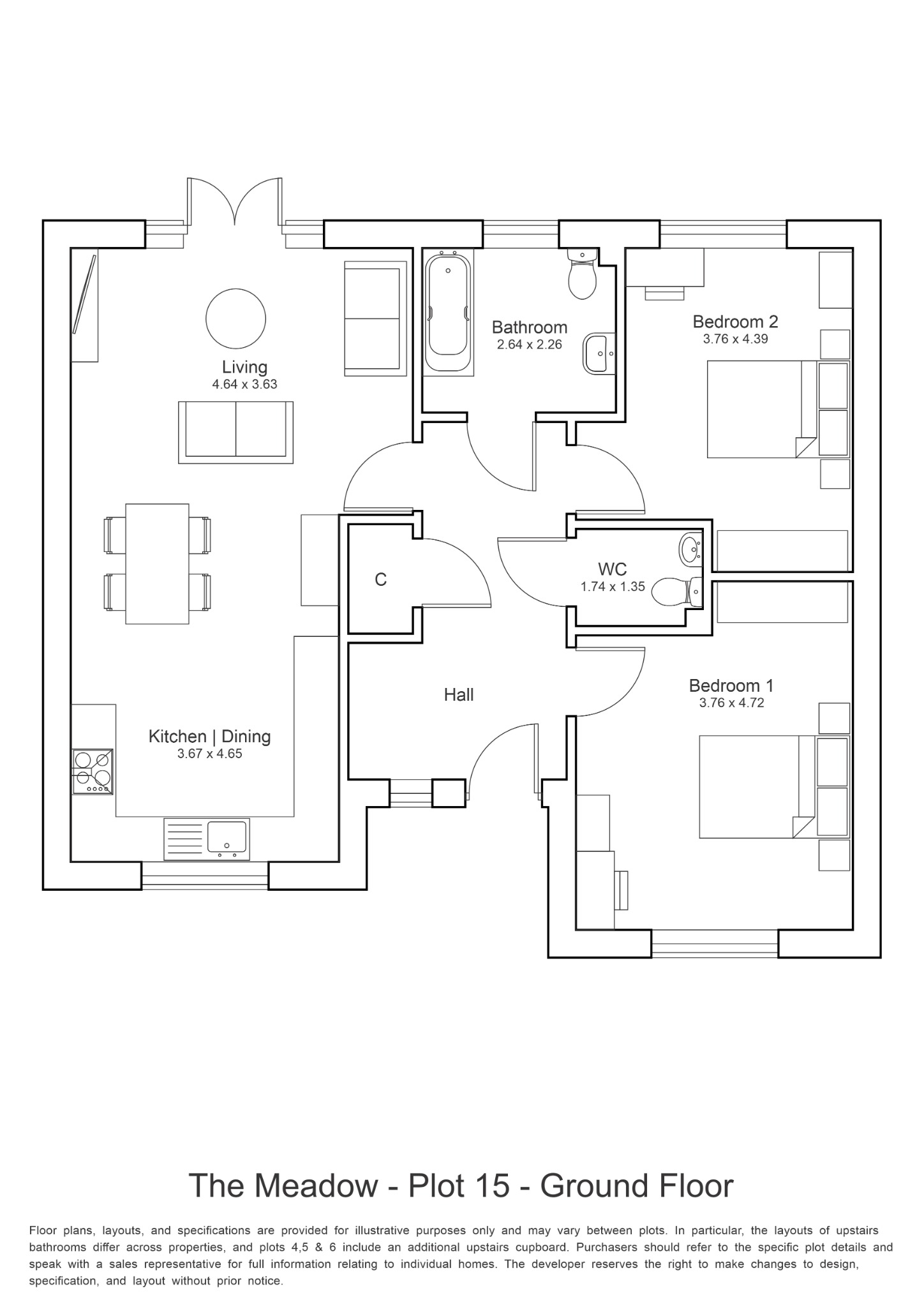 Maltings Manor, The Meadow (Plot 15), West Bergholt floorplan