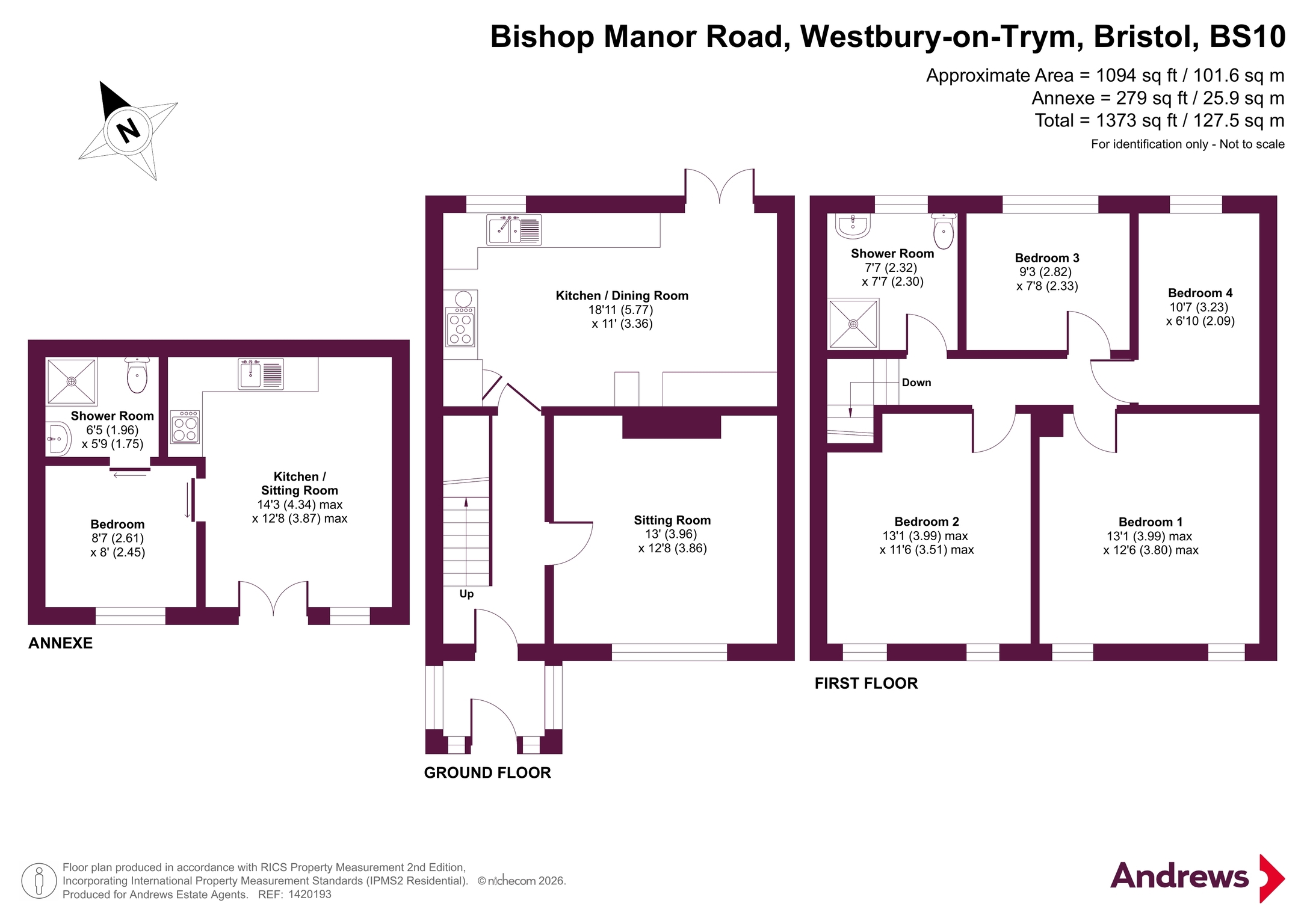 31, Bishop Manor Road, Bristol floorplan