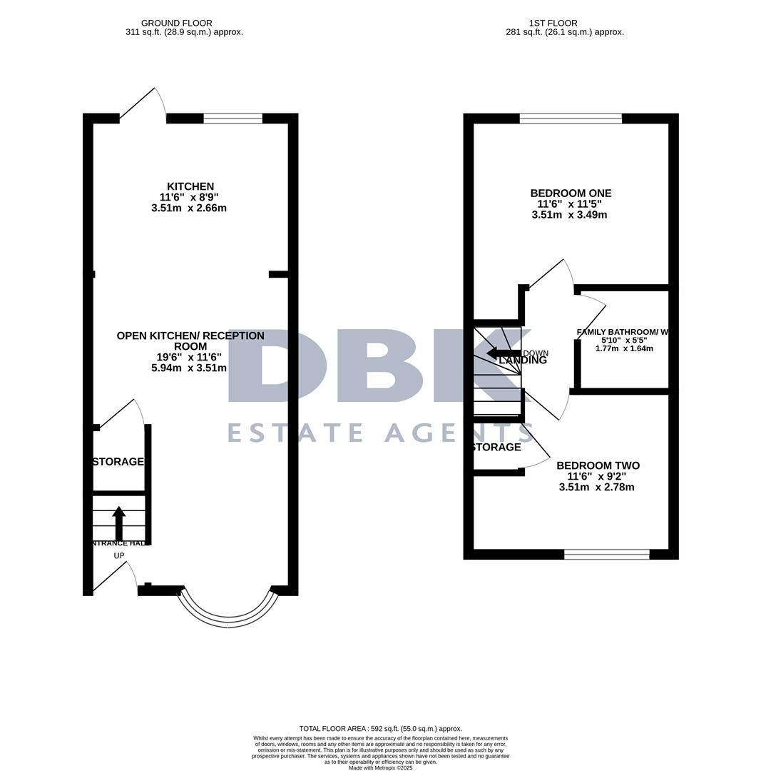 4, Atherley Way, Hounslow floorplan