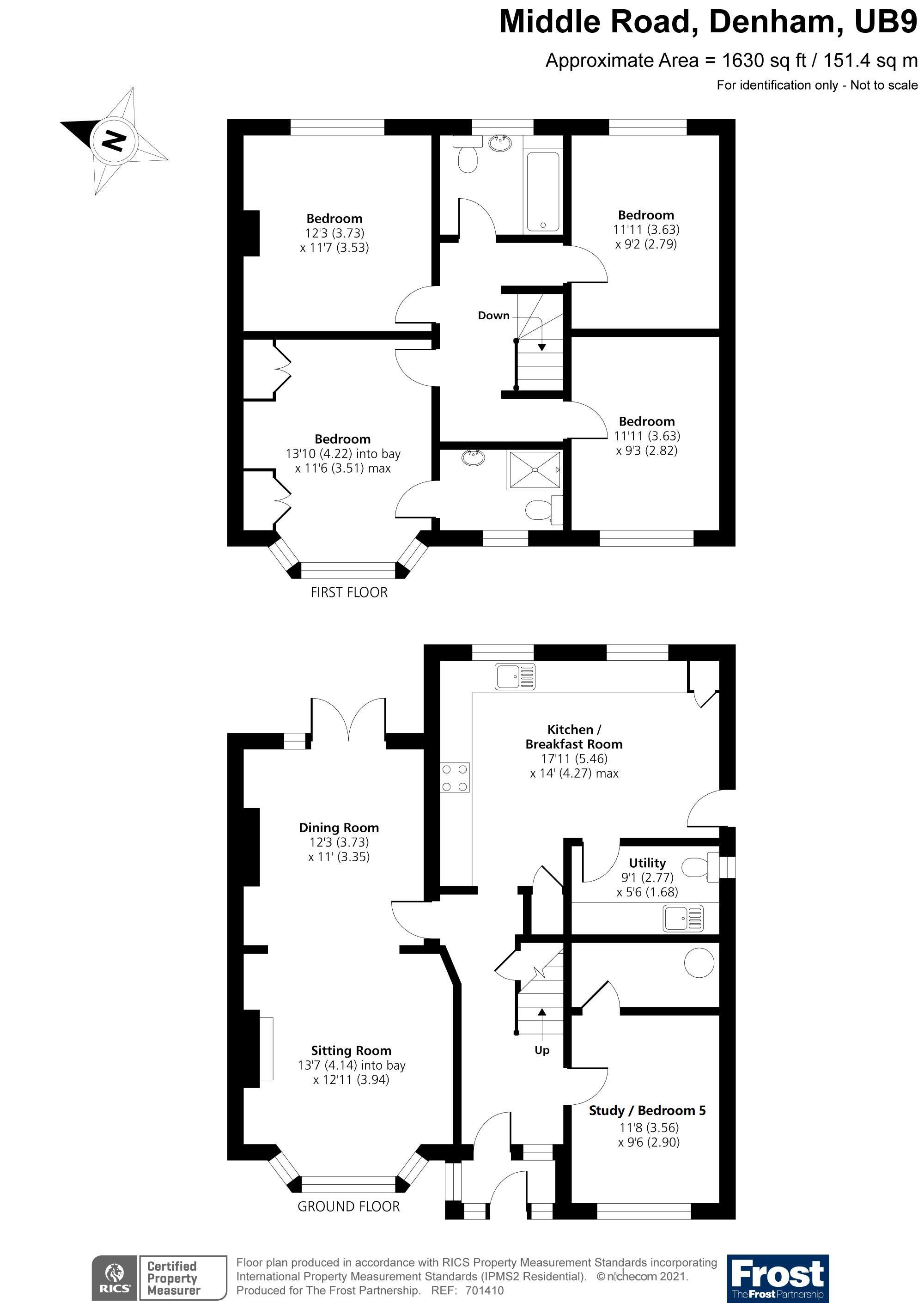 68, Middle Road, Buckinghamshire floorplan