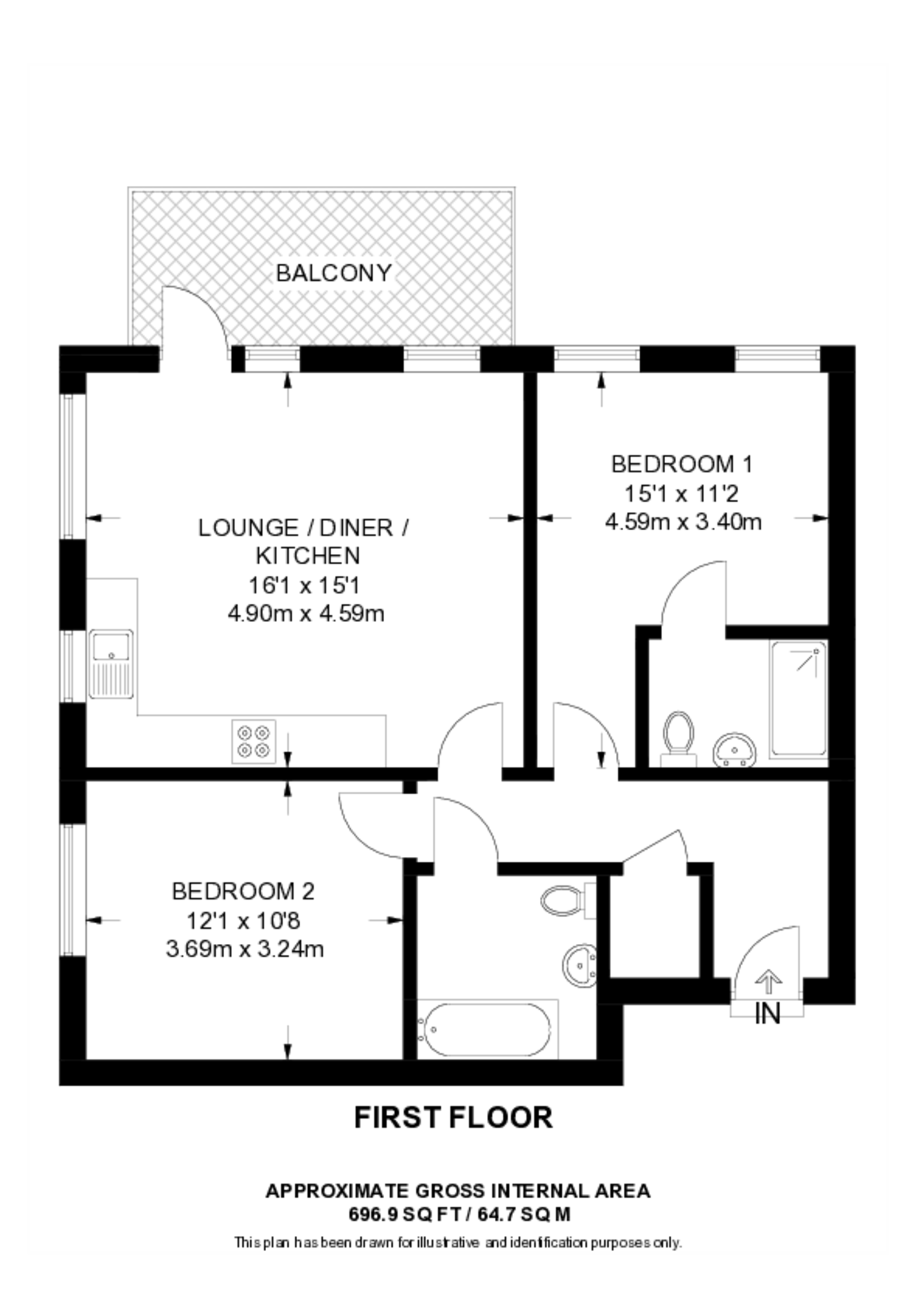 Henbury Way, Bushey floorplan