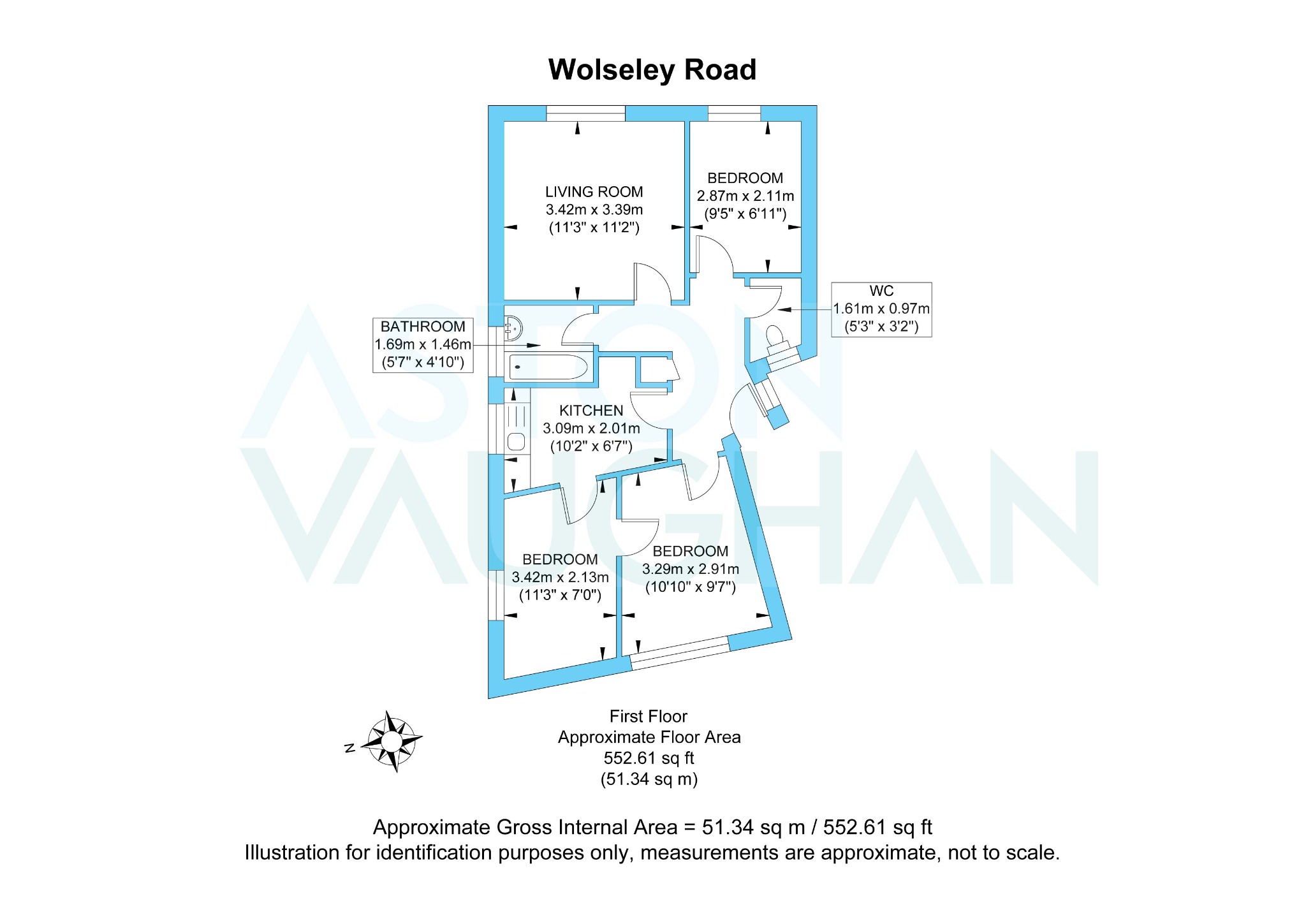 Flat 2, 84 Wolseley Road, Brighton floorplan