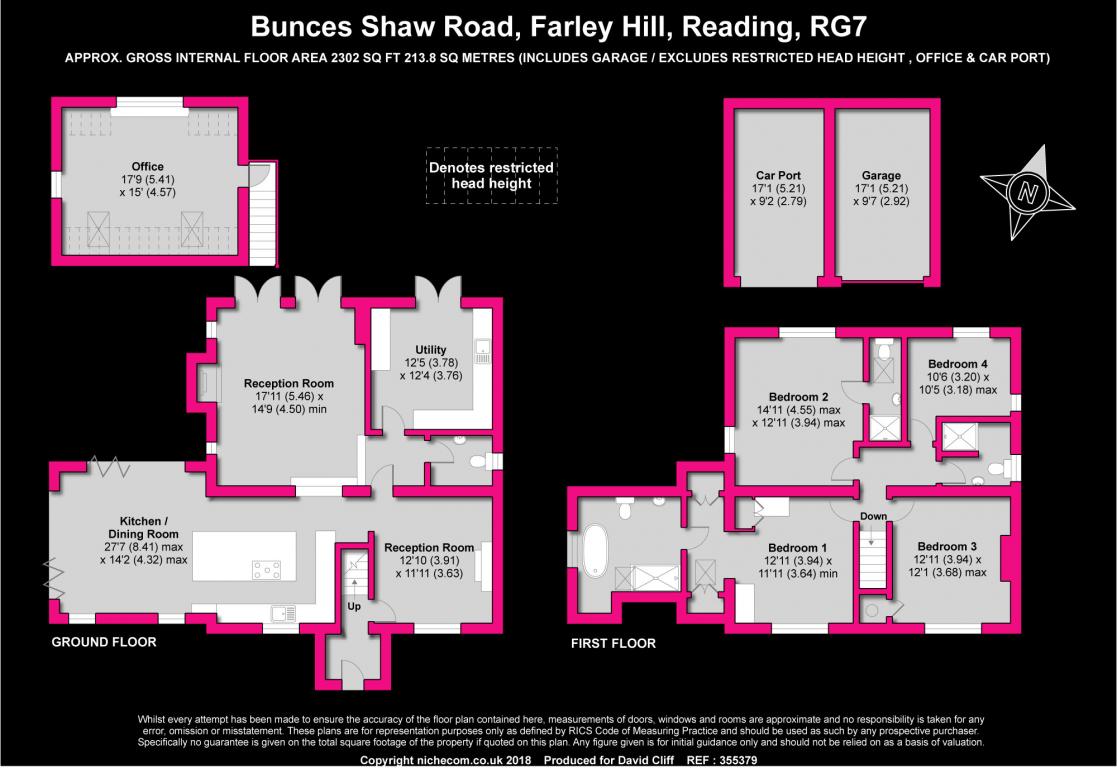 4 Bedrooms Detached house for sale in Bunces Shaw Road, Reading RG7