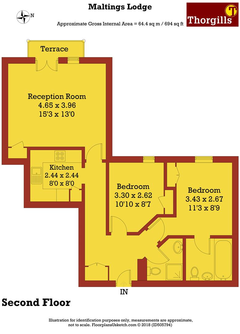 2 Bedrooms Flat for sale in Maltings Lodge, Corney Reach Way, Chiswick W4