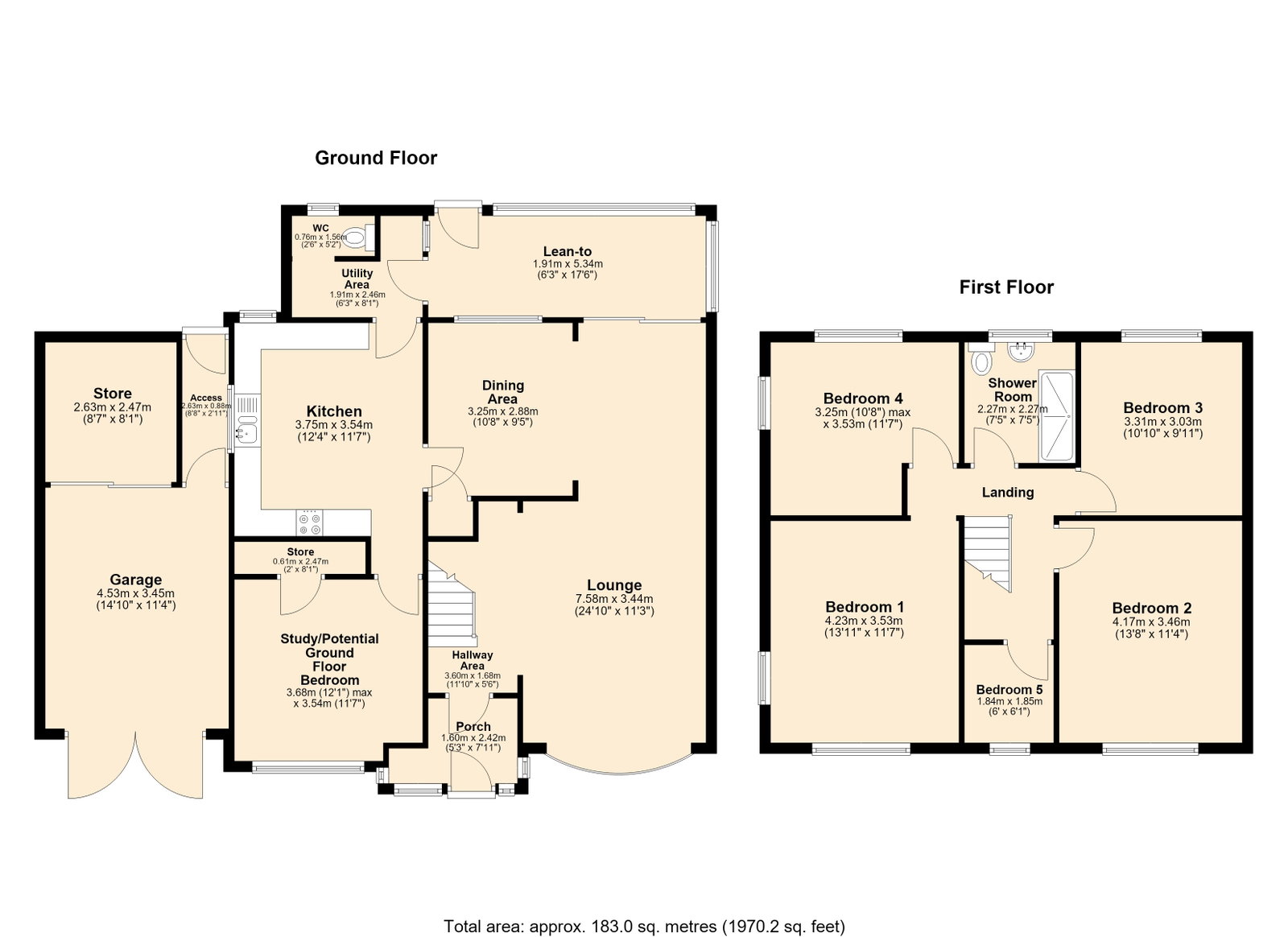 Rugeley Road, Cannock floorplan