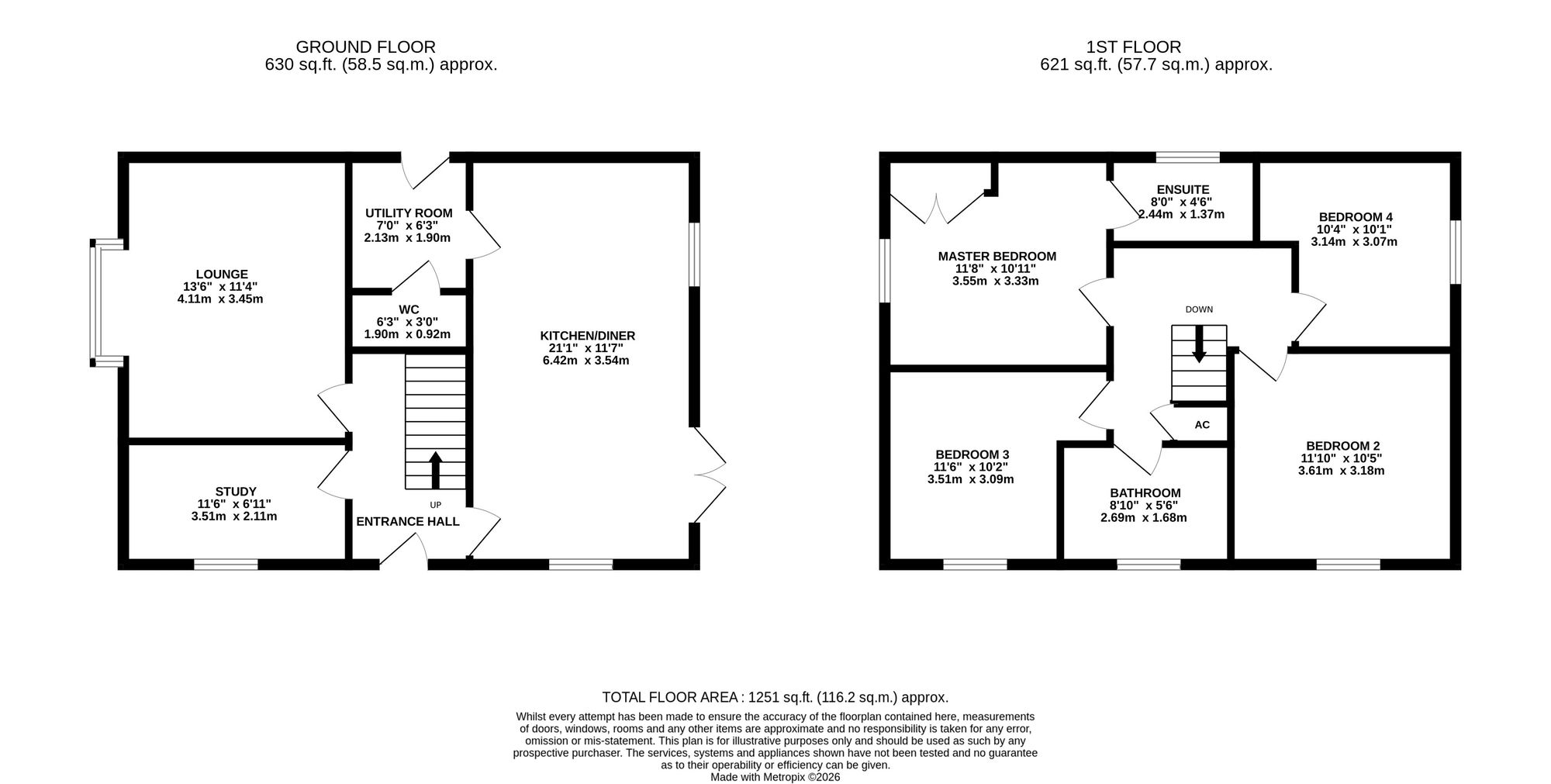 13 Chaucer Road, Crewe floorplan