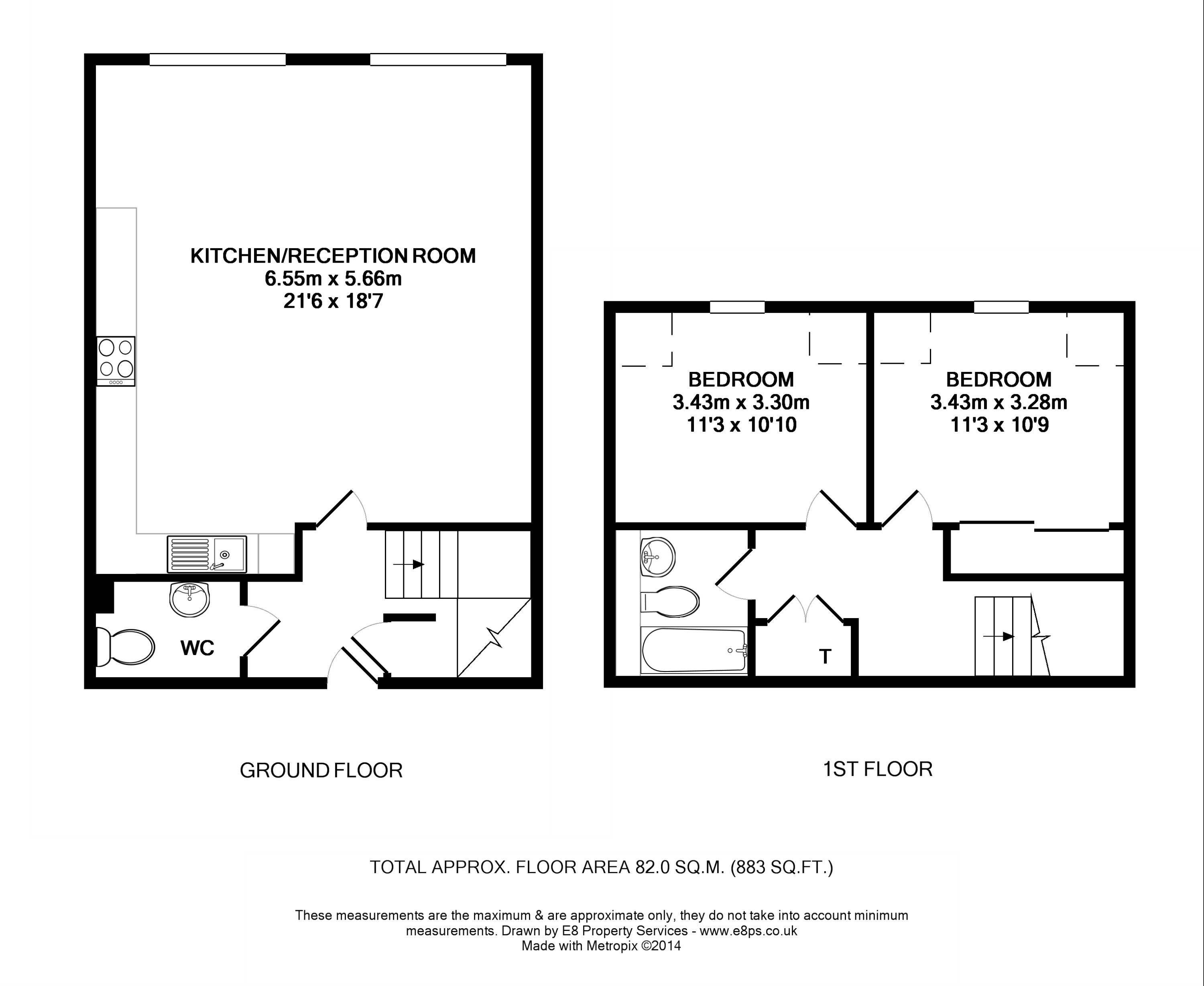 2 Bedrooms Flat to rent in Coopers Lane, Abingdon OX14