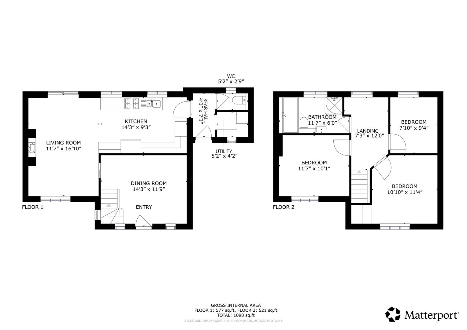 7, Porth Y Green Close, Llanblethian floorplan