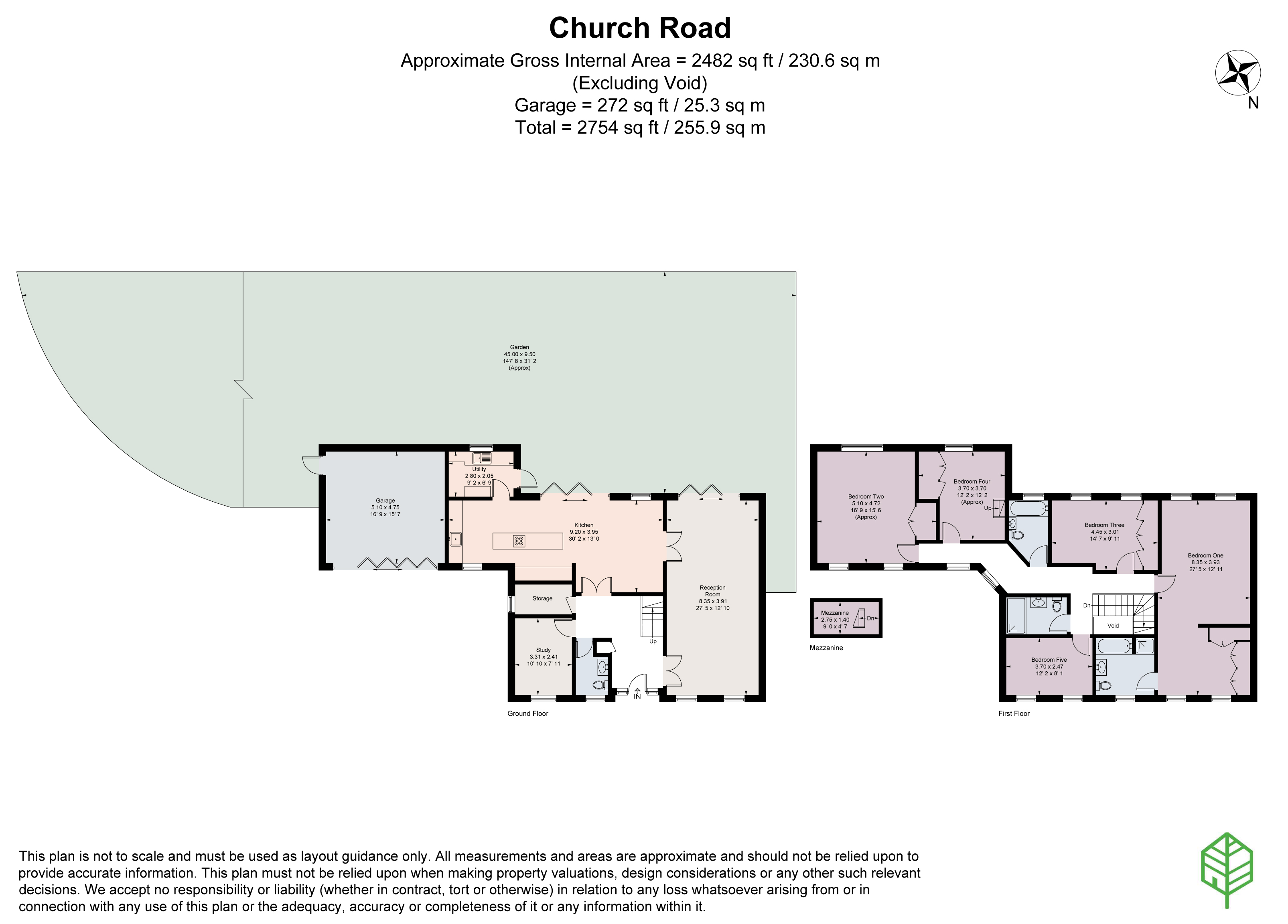 4, Garthside, Ham floorplan