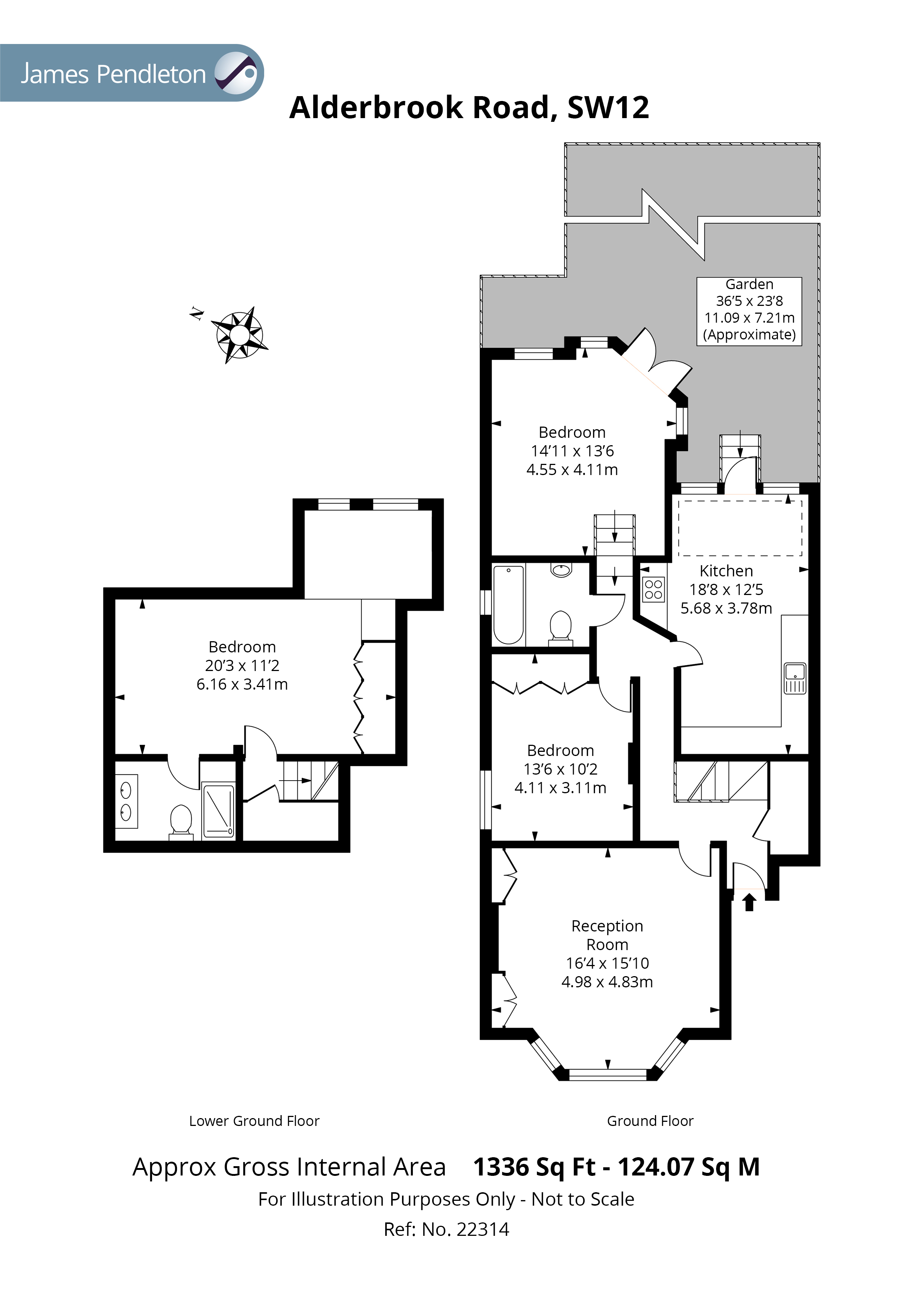 Alderbrook Road, Clapham South, London SW12, 3 bedroom flat for sale