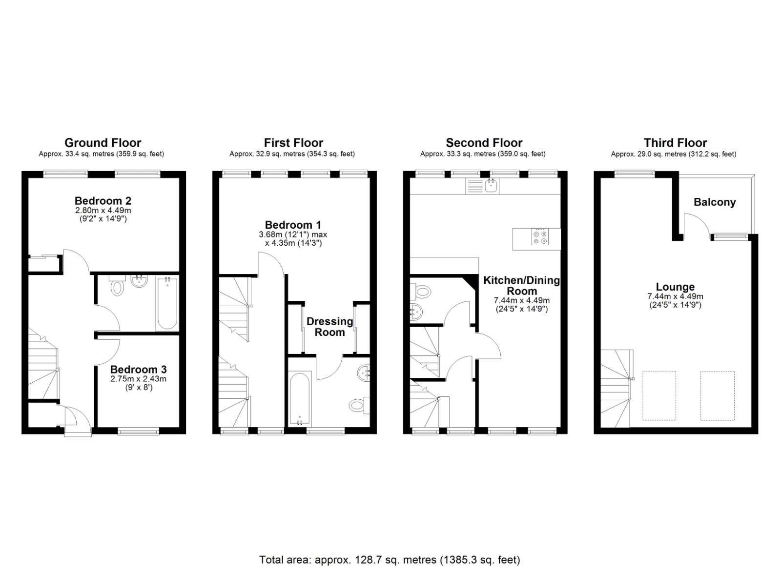 47, Northwood Street, West Midlands floorplan