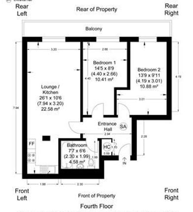 57, Avoca Court, Birmingham floorplan