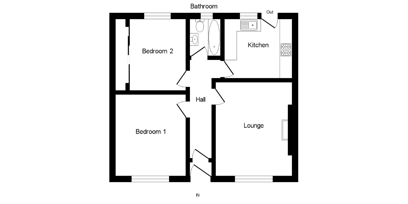 2 Bedrooms Bungalow for sale in Shanks Crescent, Johnstone, Renfrewshire, . PA5