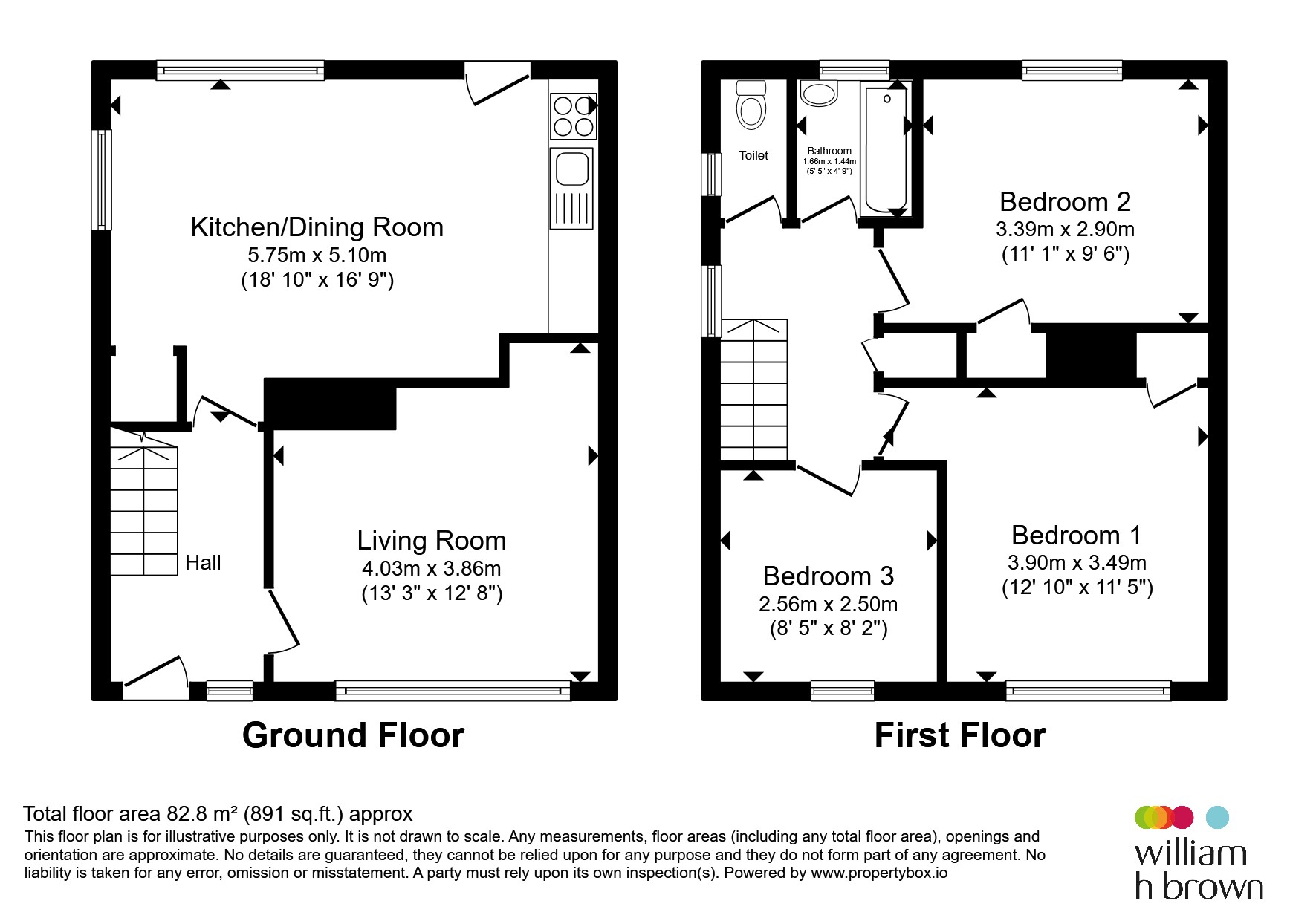 144, Keswick Road, Worksop floorplan