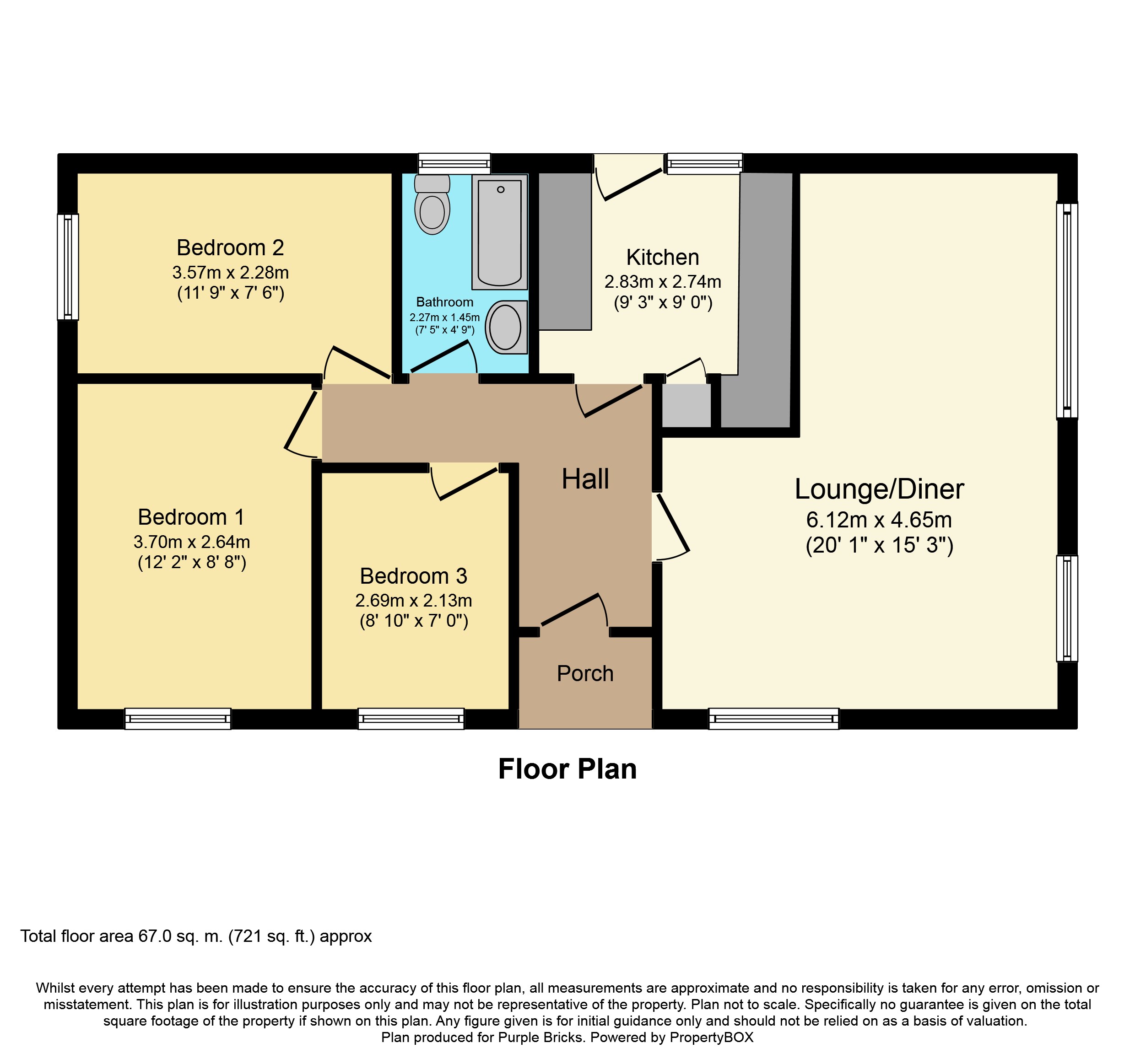 3 Bedrooms Detached bungalow for sale in Long Walk, Retford DN22