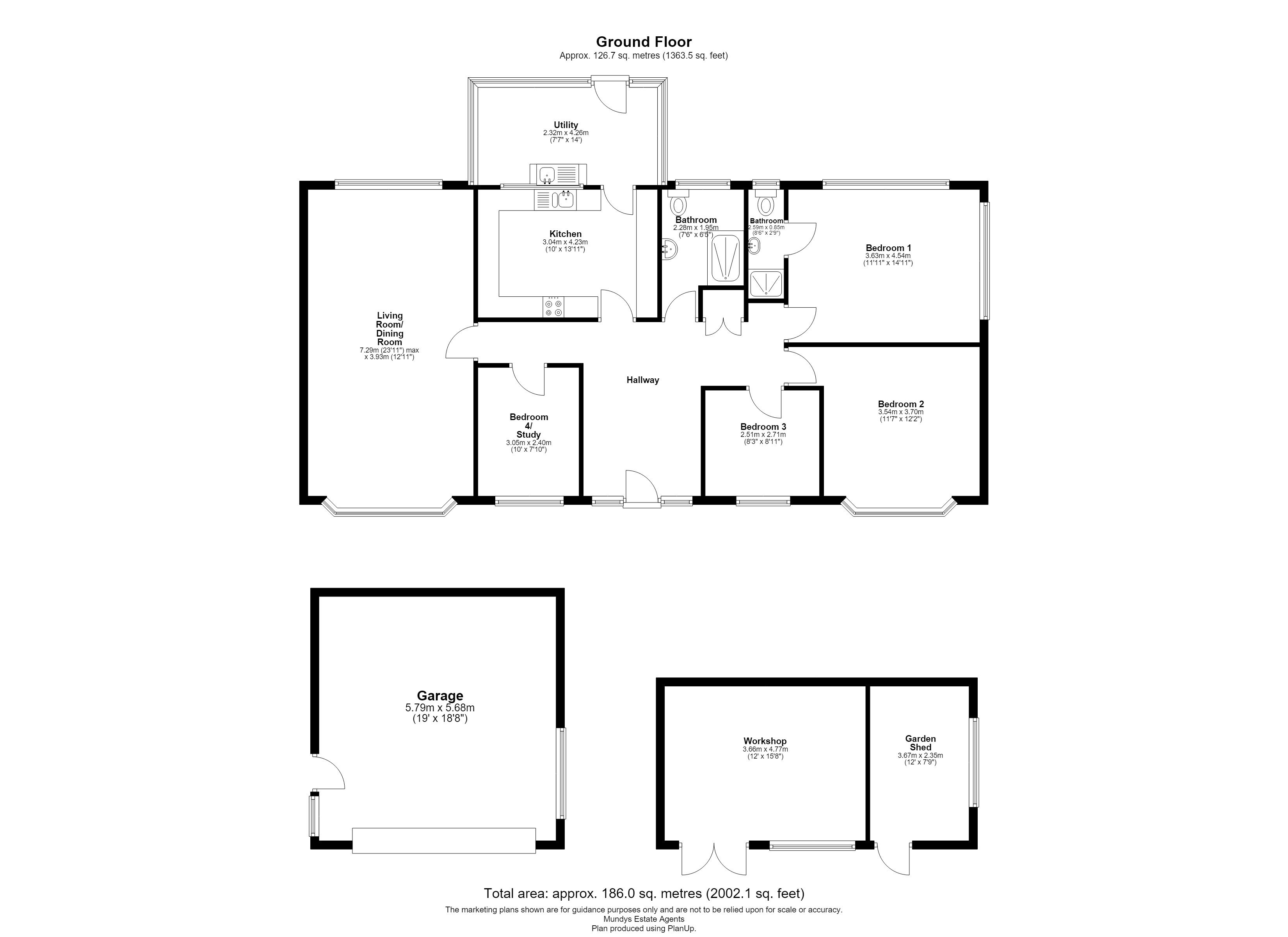 Lindum Court, Willingham Road, Market Rasen floorplan