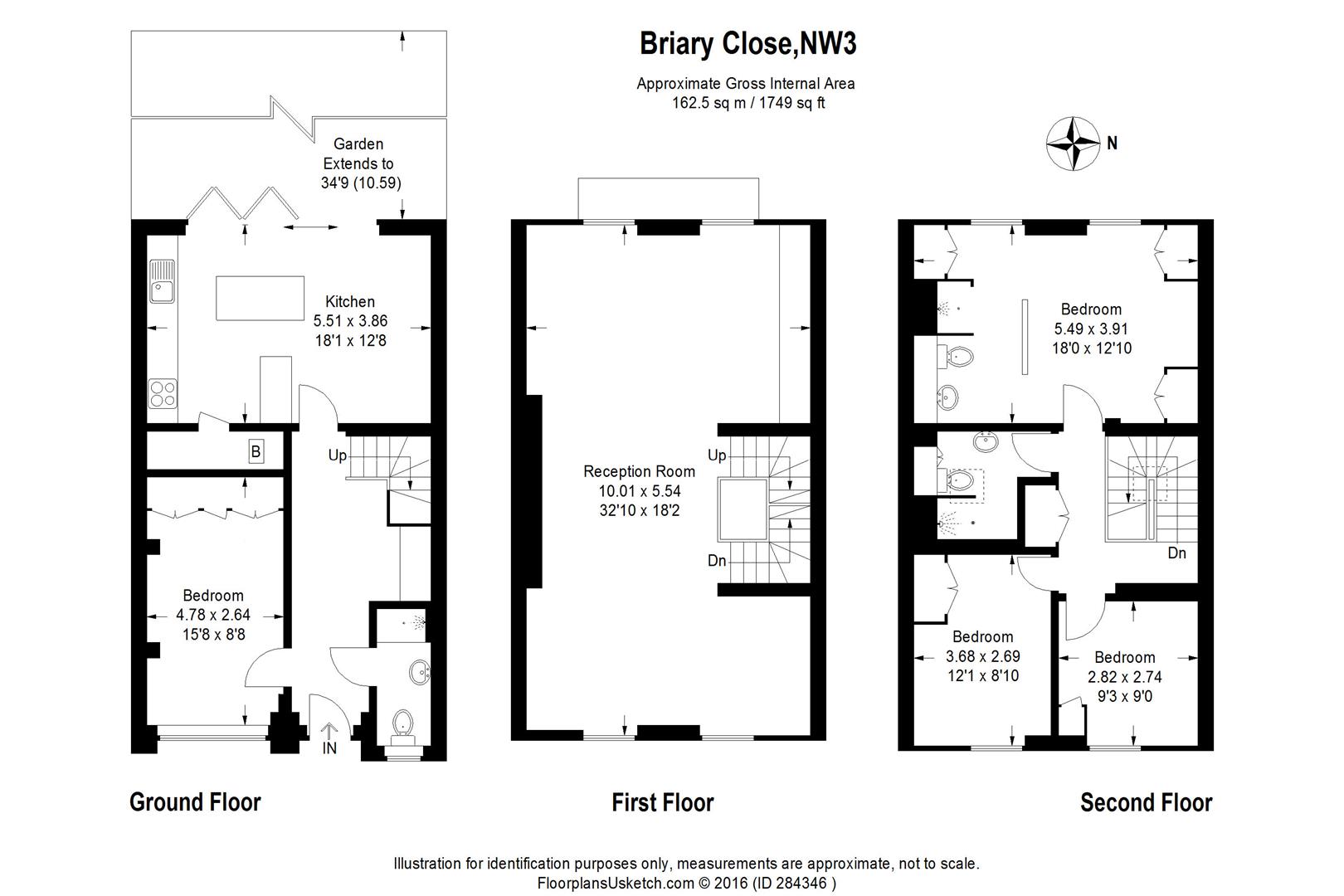 4 Bedrooms  to rent in Briary Close, Belsize Park NW3