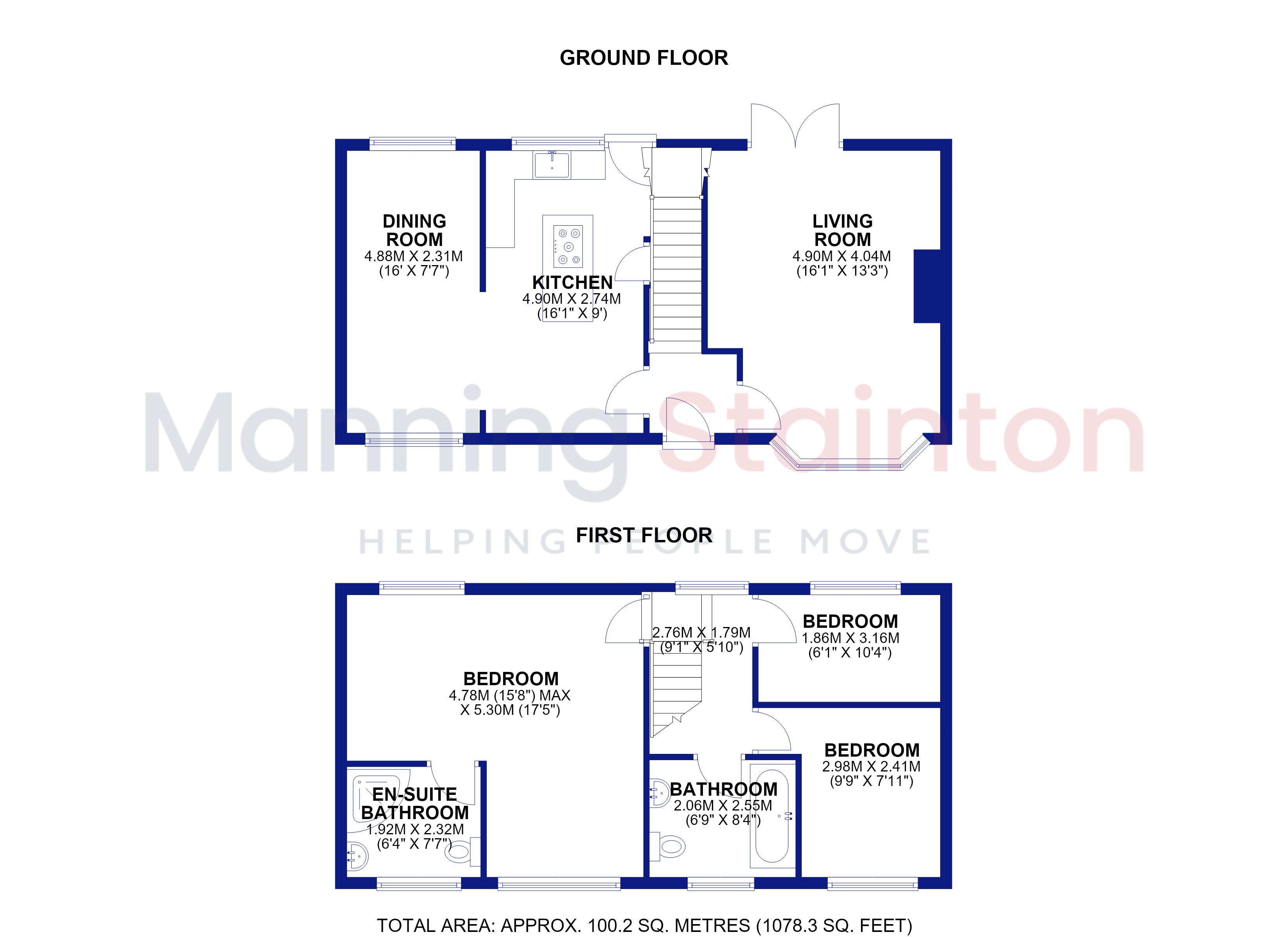 2, Kirklees Garth, Pudsey floorplan