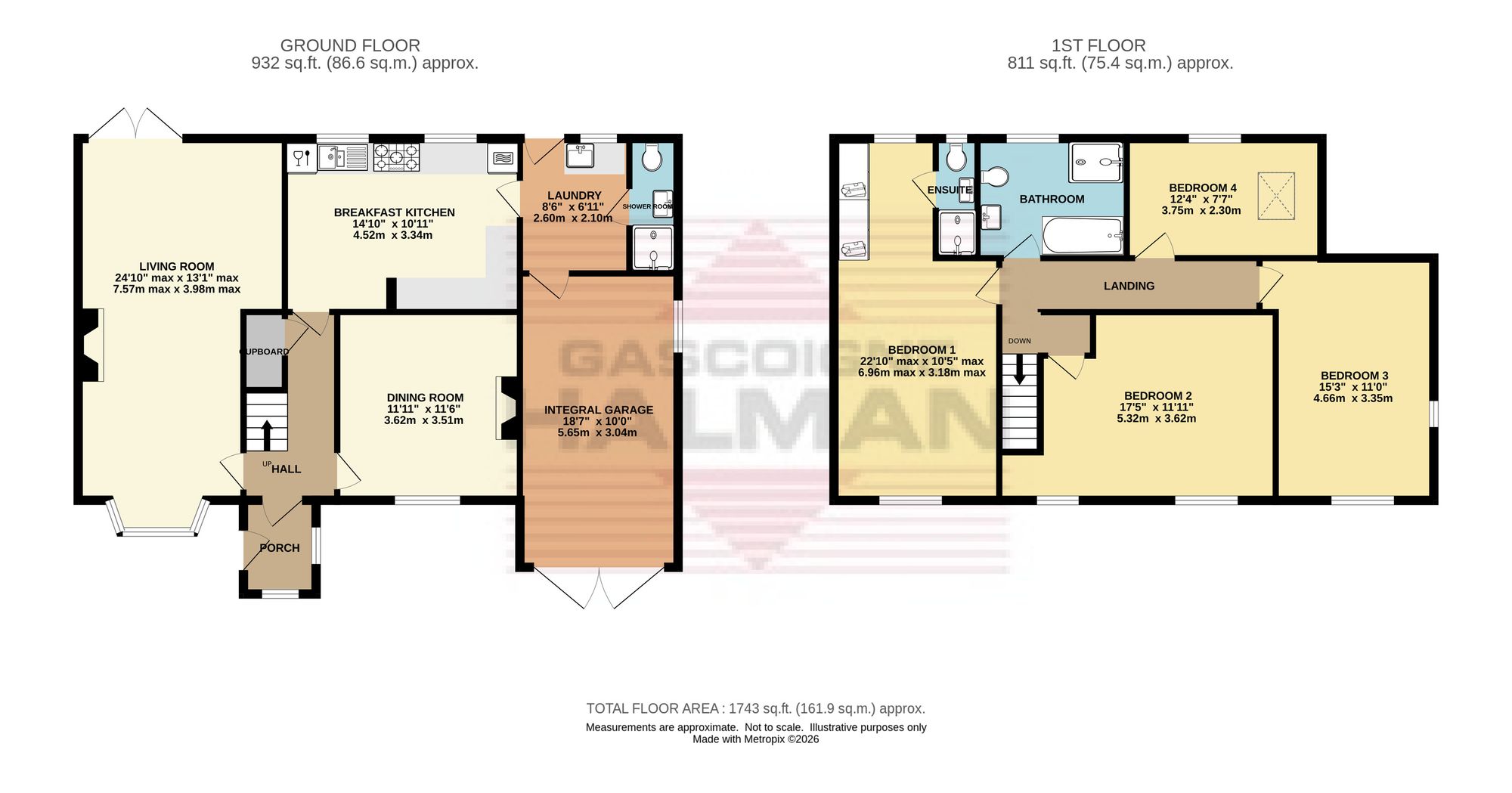 60 Long Lane, Glossop floorplan