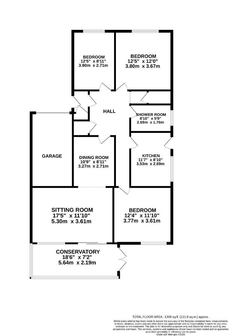 14, Coast Drive, New Romney floorplan