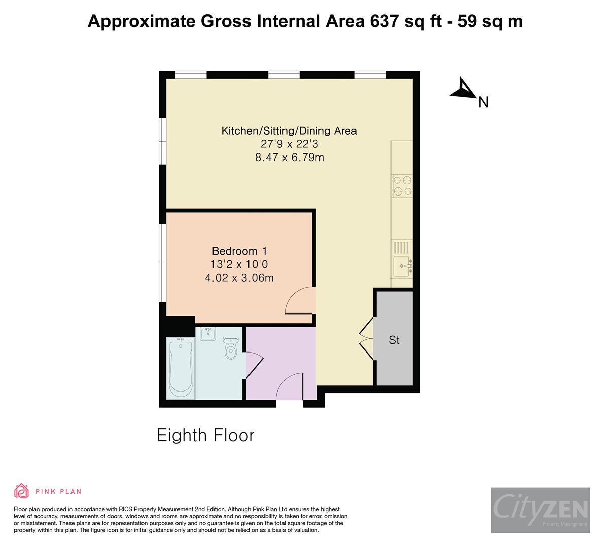 THE CLARENDON, 37 Clarendon Road, Watford floorplan