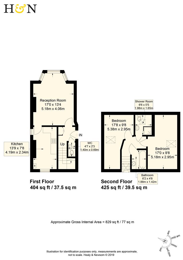 2 Bedrooms Flat for sale in Walsingham Road, Hove BN3