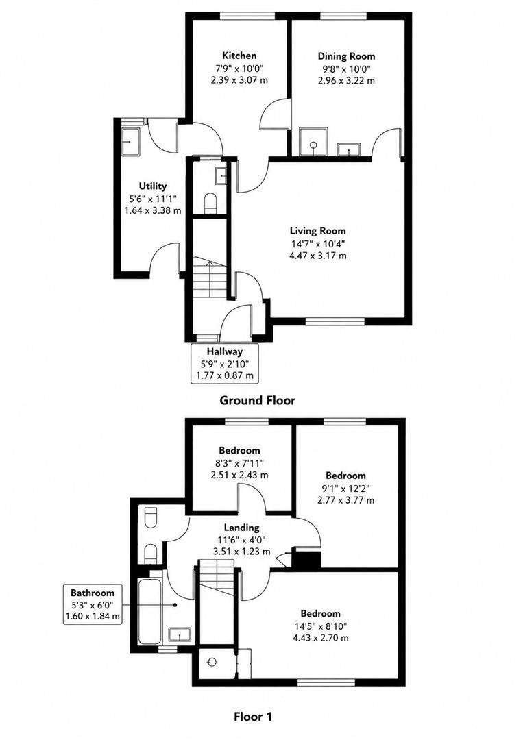 92, Pennymead, Harlow floorplan