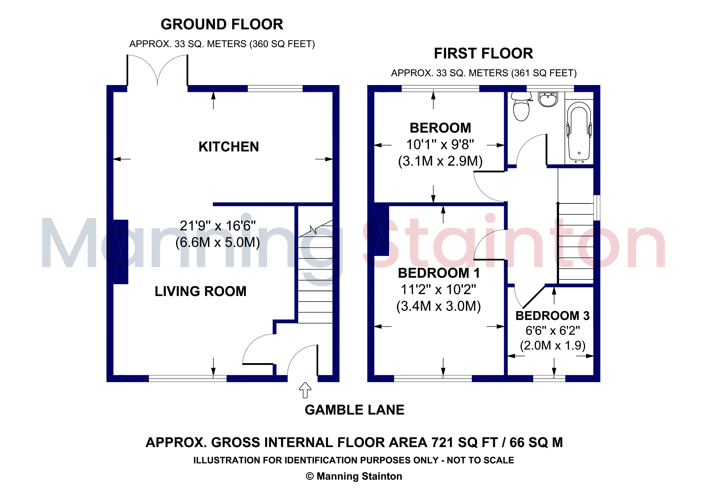 25, Gamble Lane, West Yorkshire floorplan