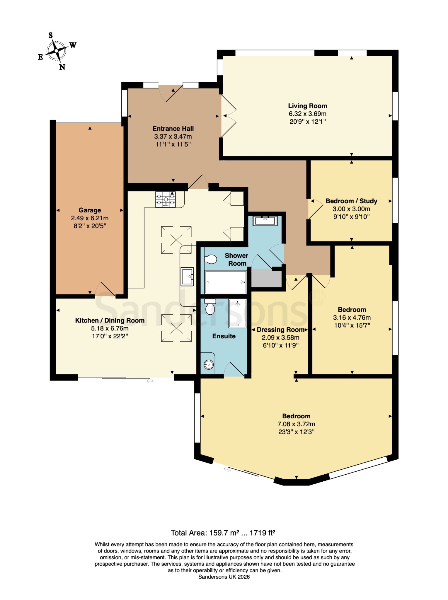 Shortlands, Slip Lane, Dover floorplan