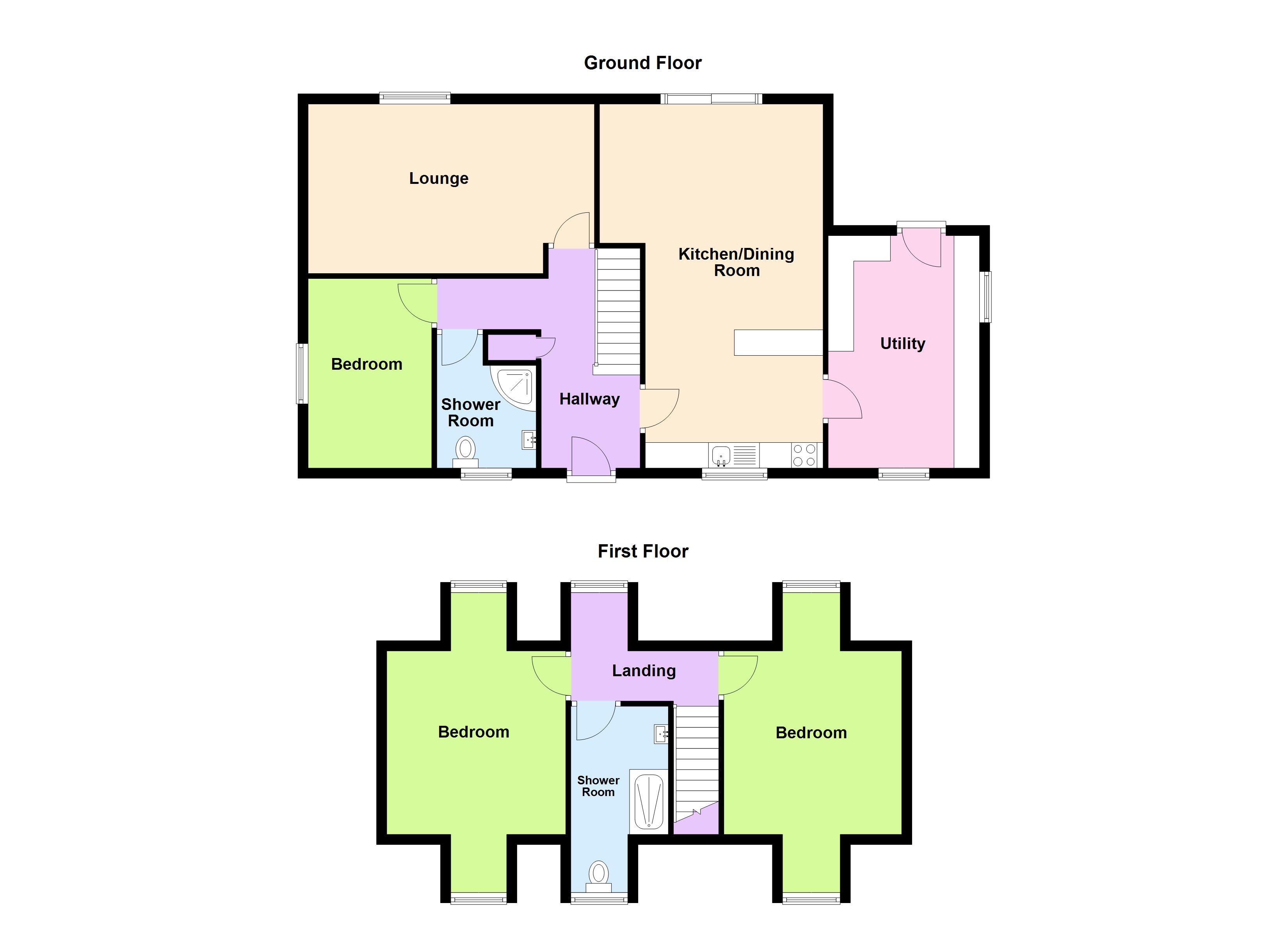 1, Caldy Way, Sir Benfro floorplan