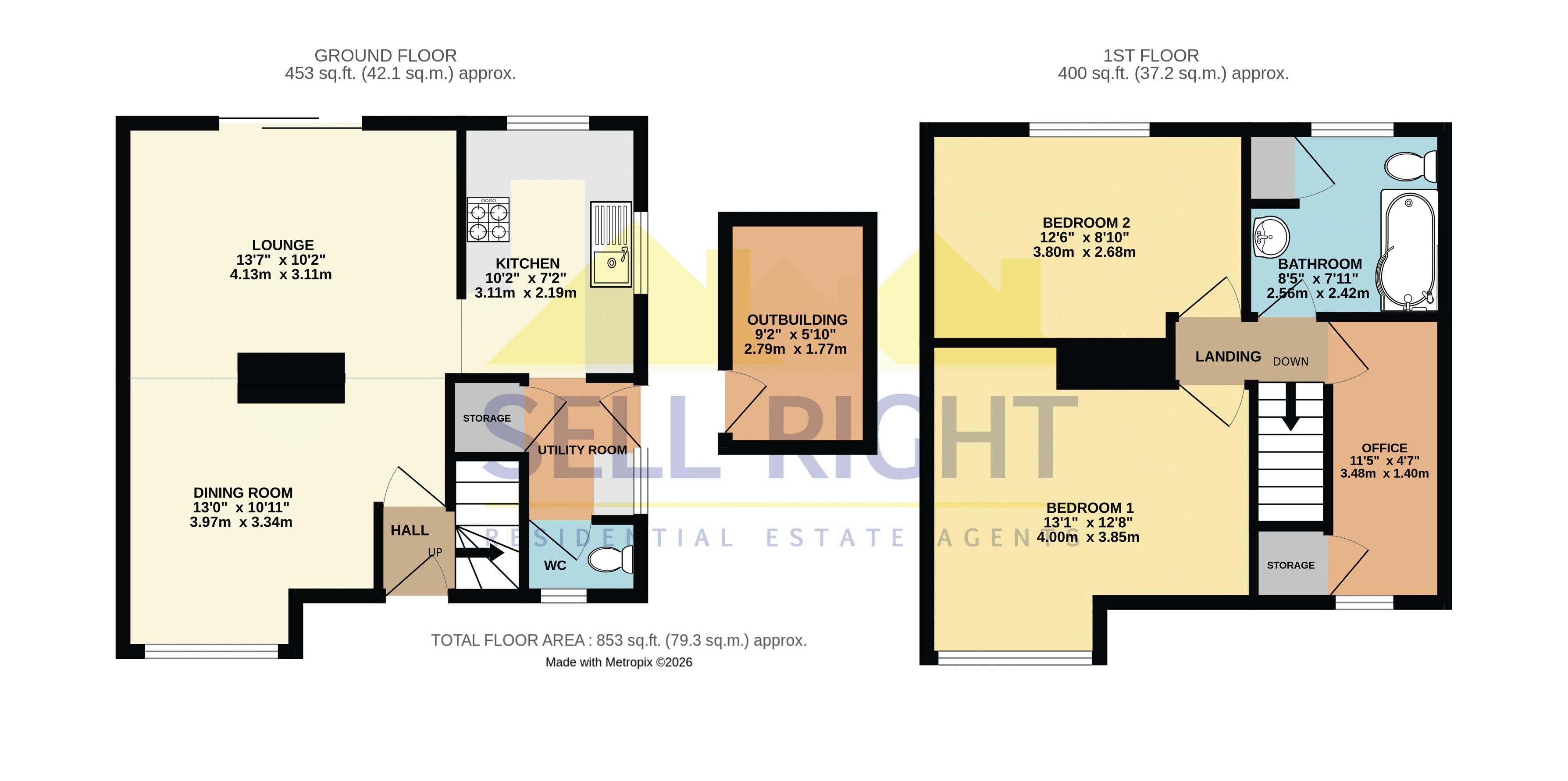 3, Heol Salem, Pontypridd floorplan