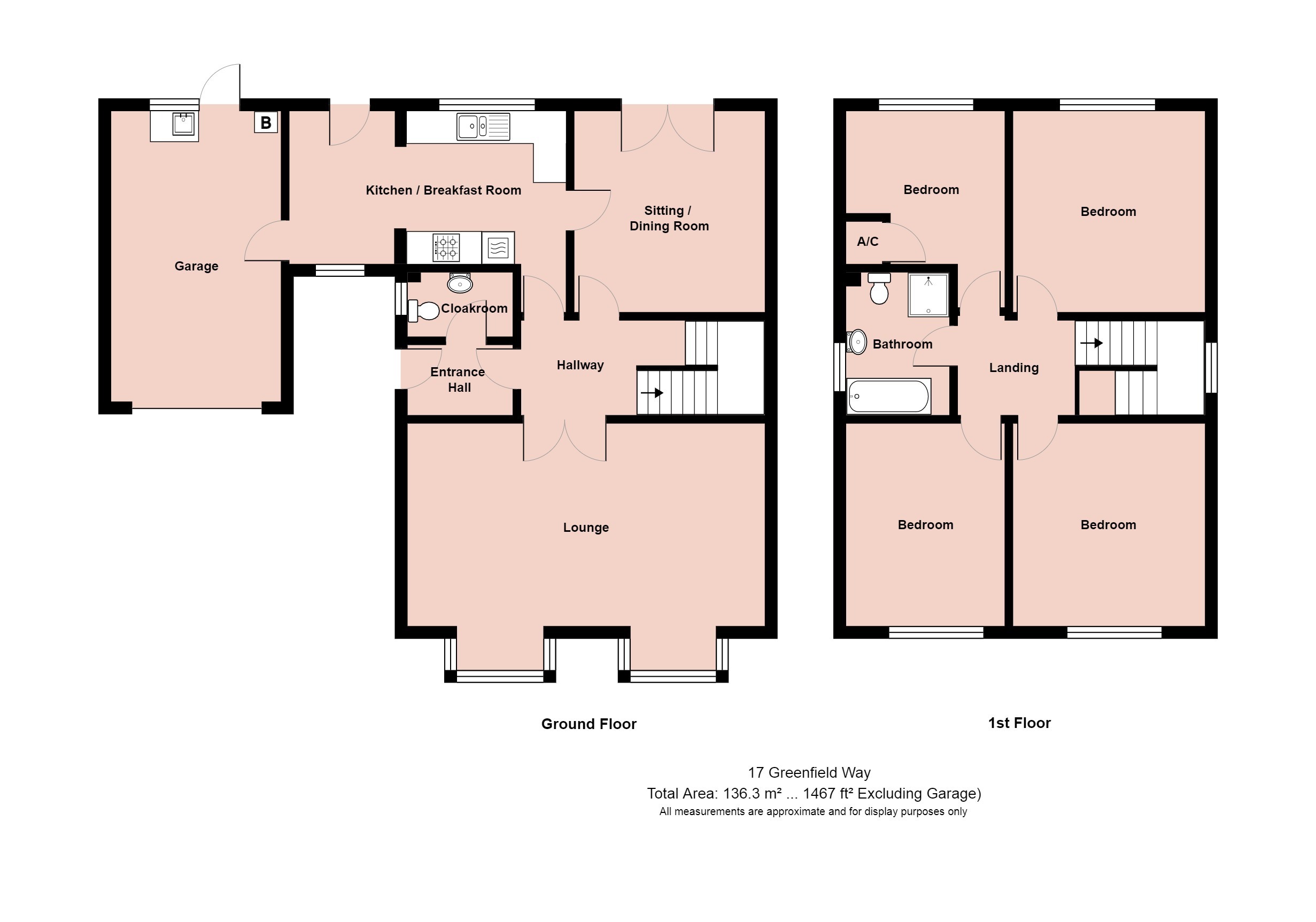 17, GREENFIELD WAY, PORTHCAWL floorplan