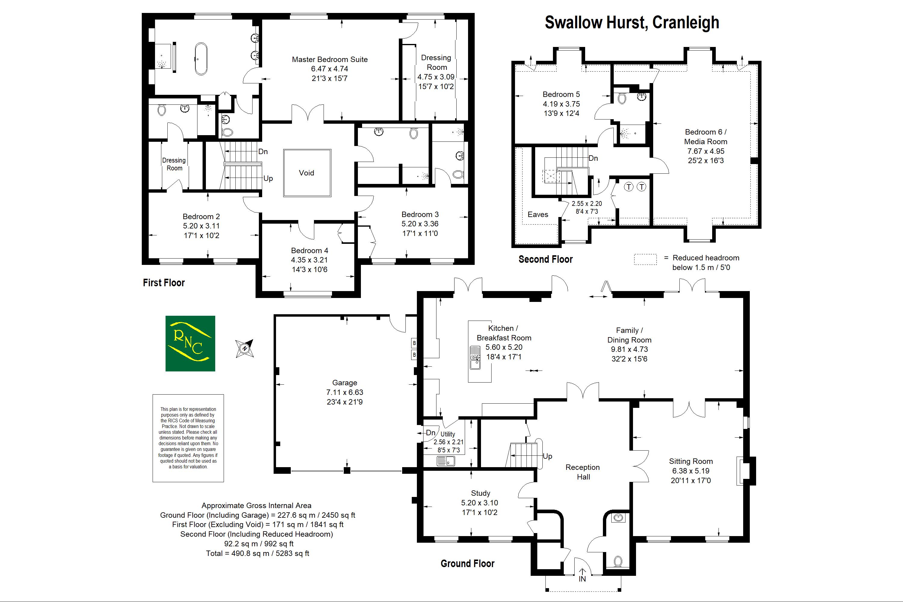 6 Bedrooms Detached house for sale in Fern Mead, Cranleigh GU6