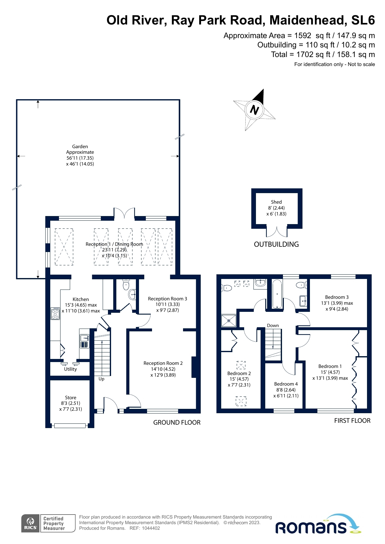 Old River,, Ray Park Road, Berkshire floorplan