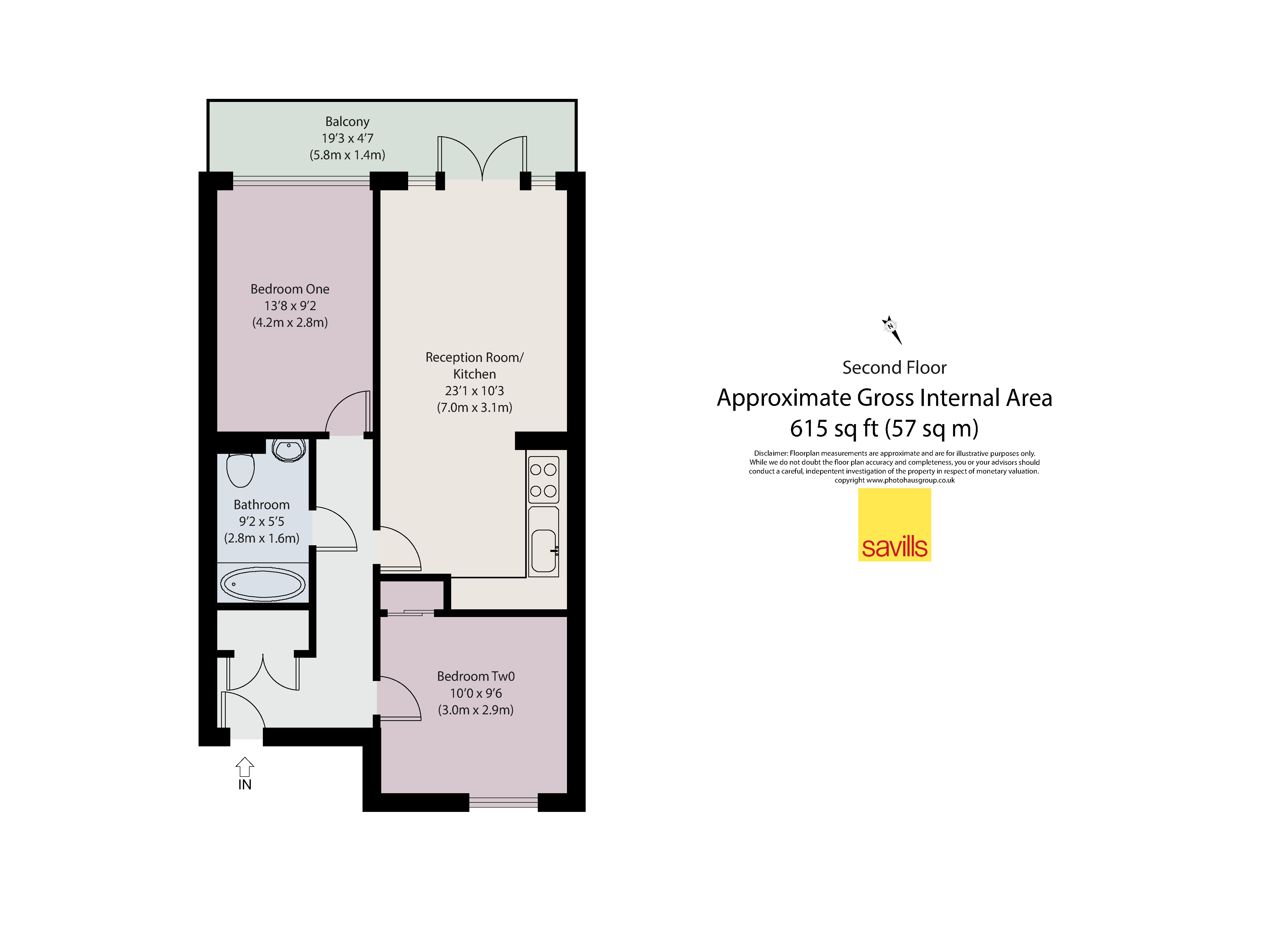 Flat 31, The Textile Building, 31A, Chatham Place, London floorplan