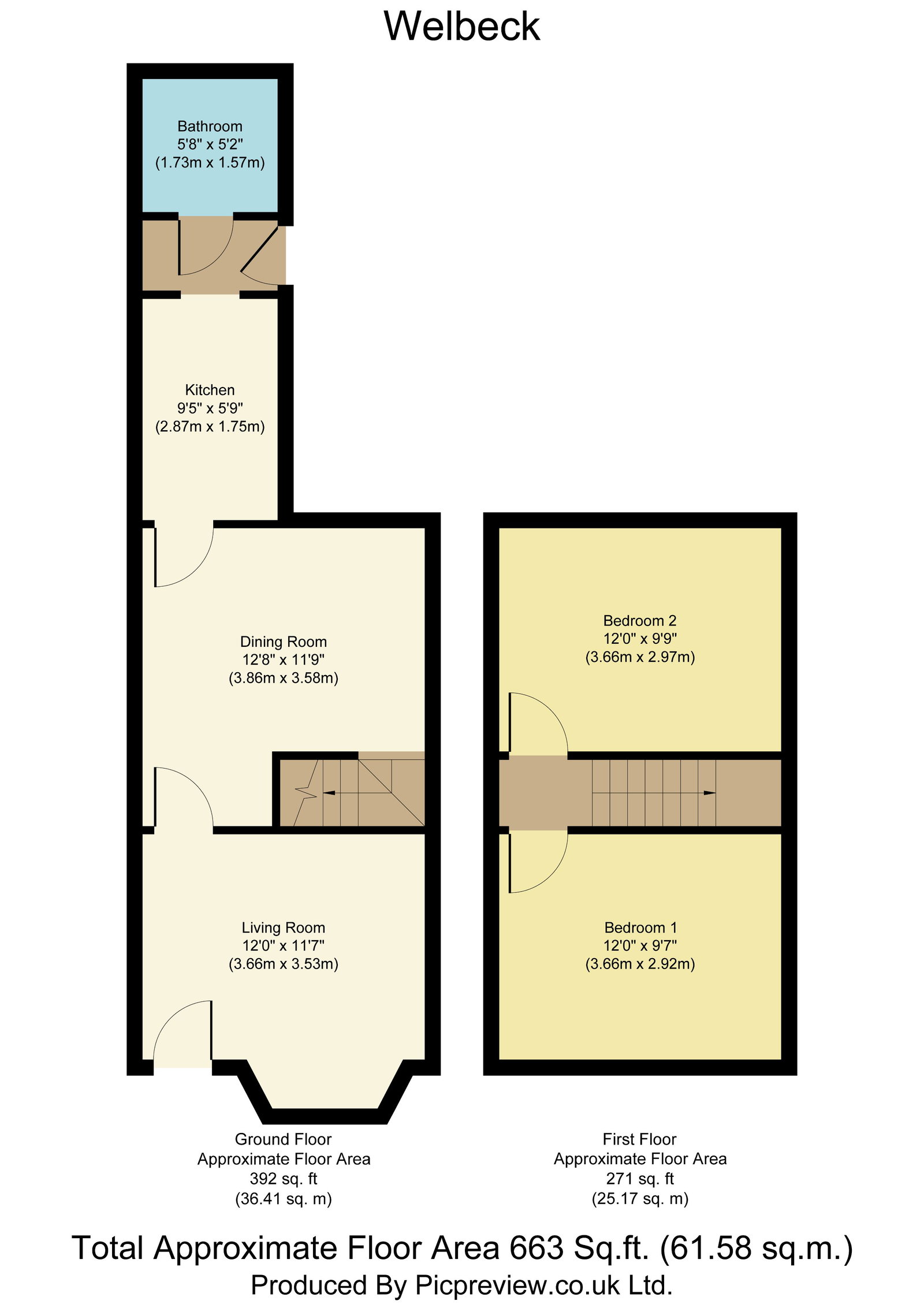 105, Welbeck Street, Hull floorplan